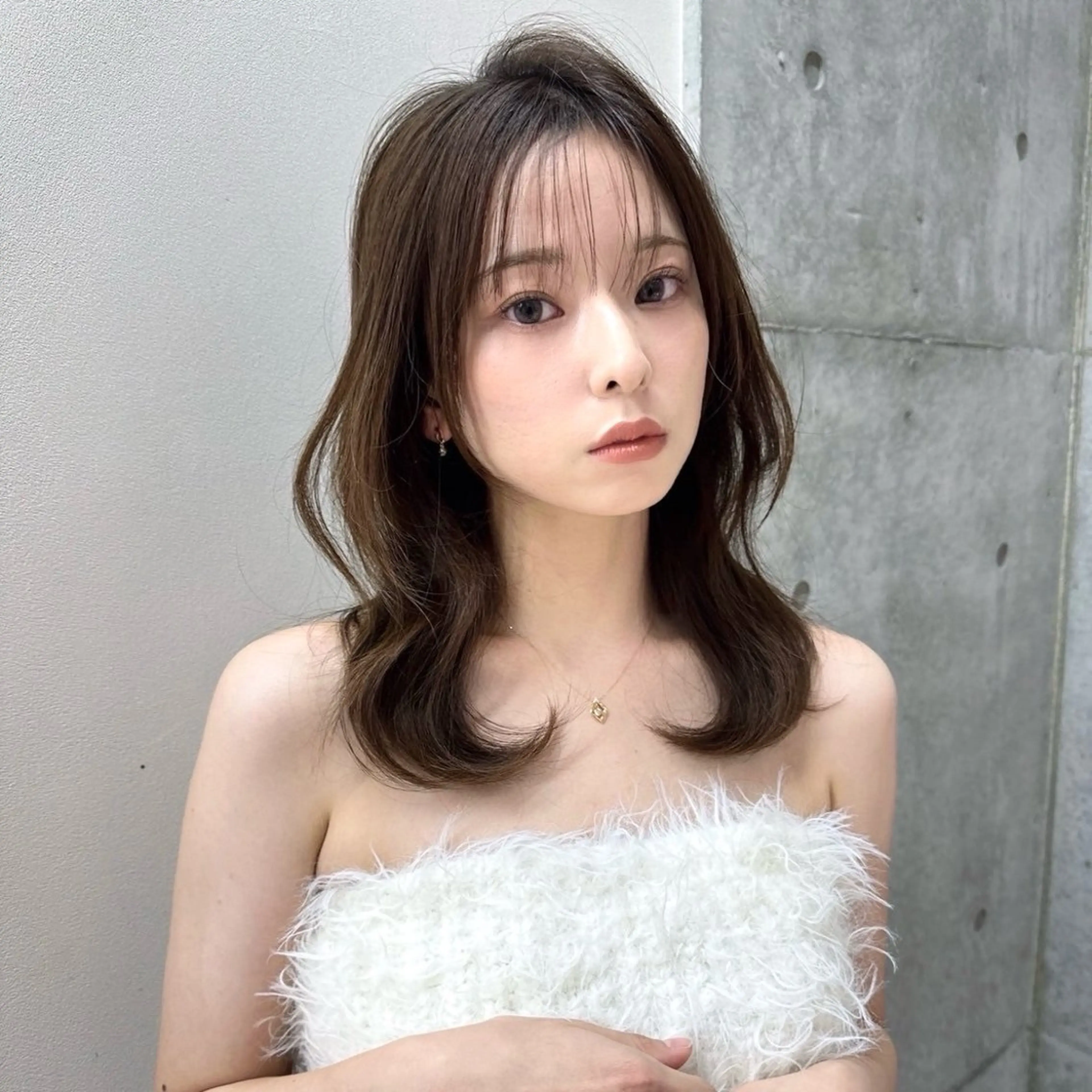 セミロング 伸ばしかけ レイヤーカット 🎀𝑆𝐴𝑅𝐴 /レイヤーカット🎀のヘアスタイル