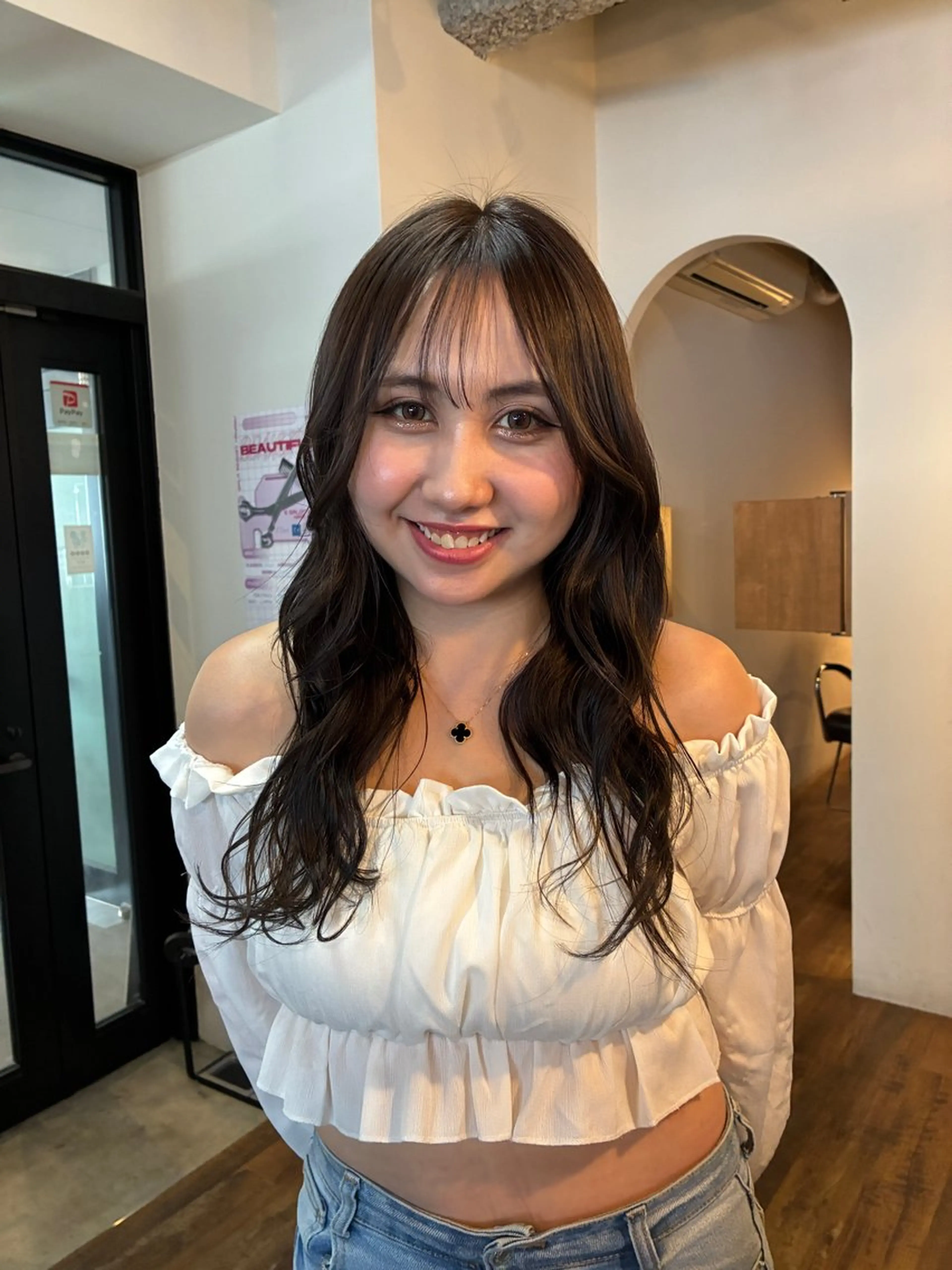 ロング カラー レイヤーカット ヘアカラー loty hair design所属・SEIRA🤍 レイヤーカットのヘアスタイル