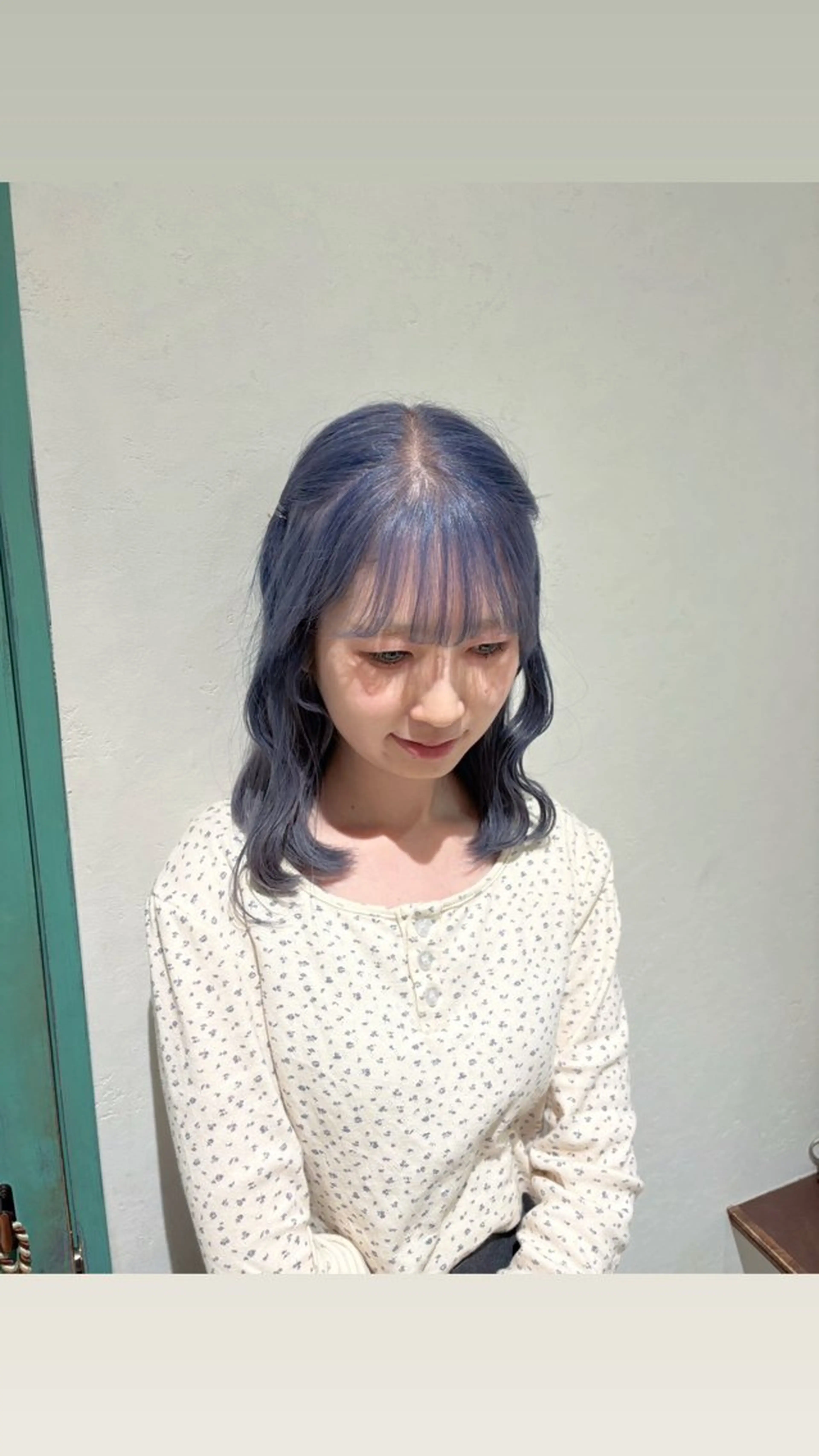 ミディアム カラー haru 髪質改善サロンのヘアスタイル