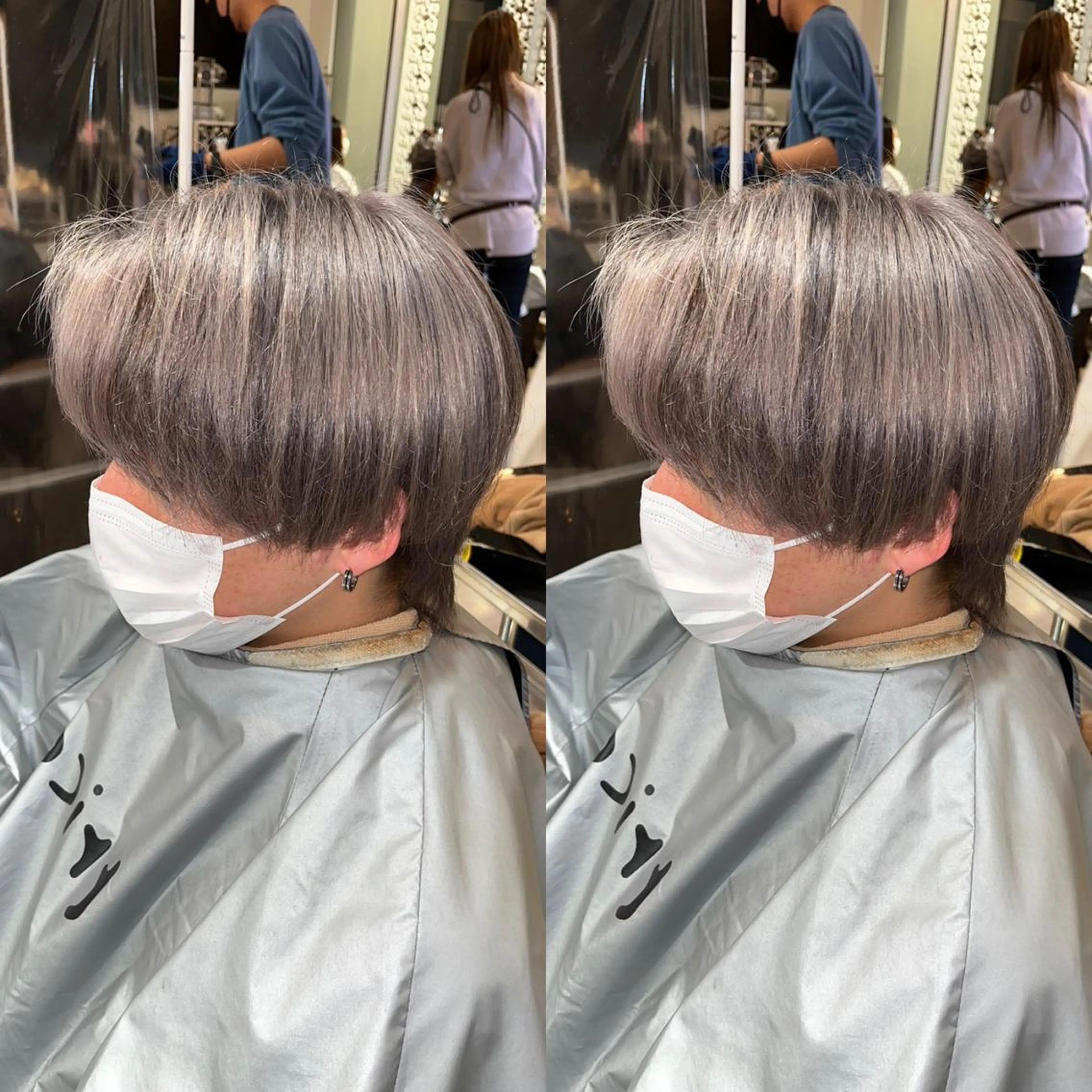 ショート カラー メンズ ekolu所属・髪質改善･縮毛矯正 特化･ユウシンのヘアスタイル