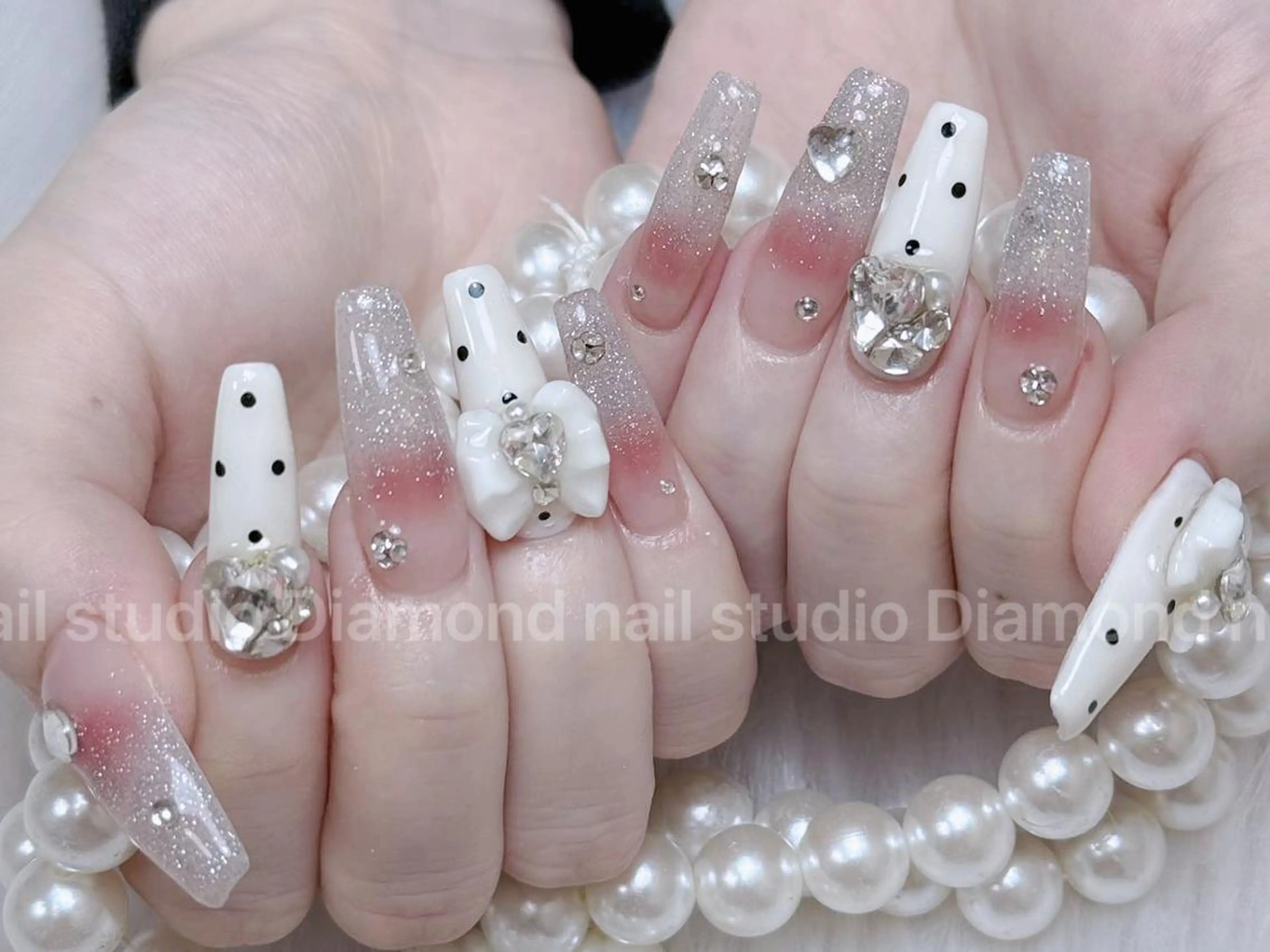 ネイル ハンドネイル DIAMOND Nail🍒のネイルデザイン