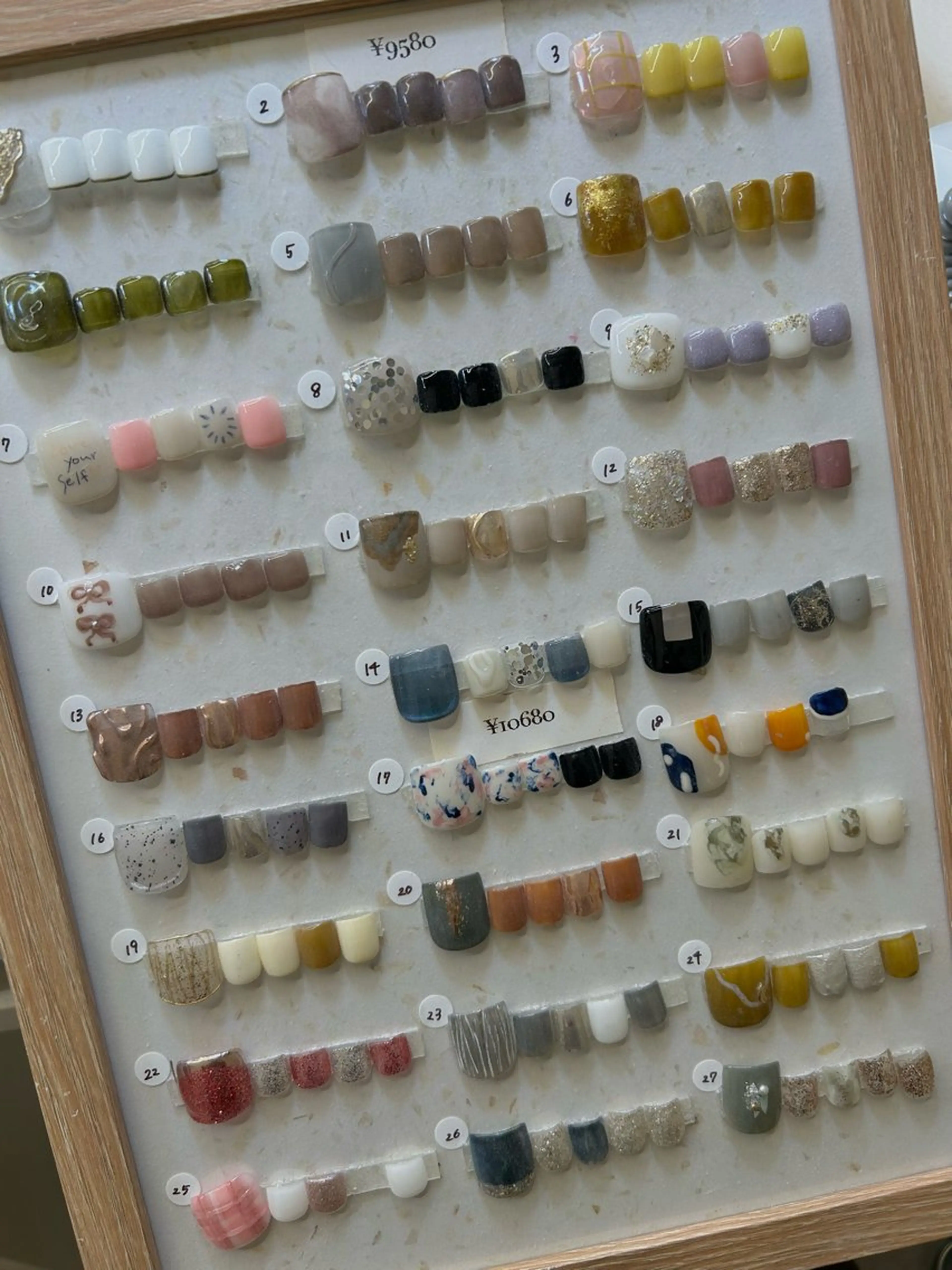 【オフなし】フットサンプルデザインの写真