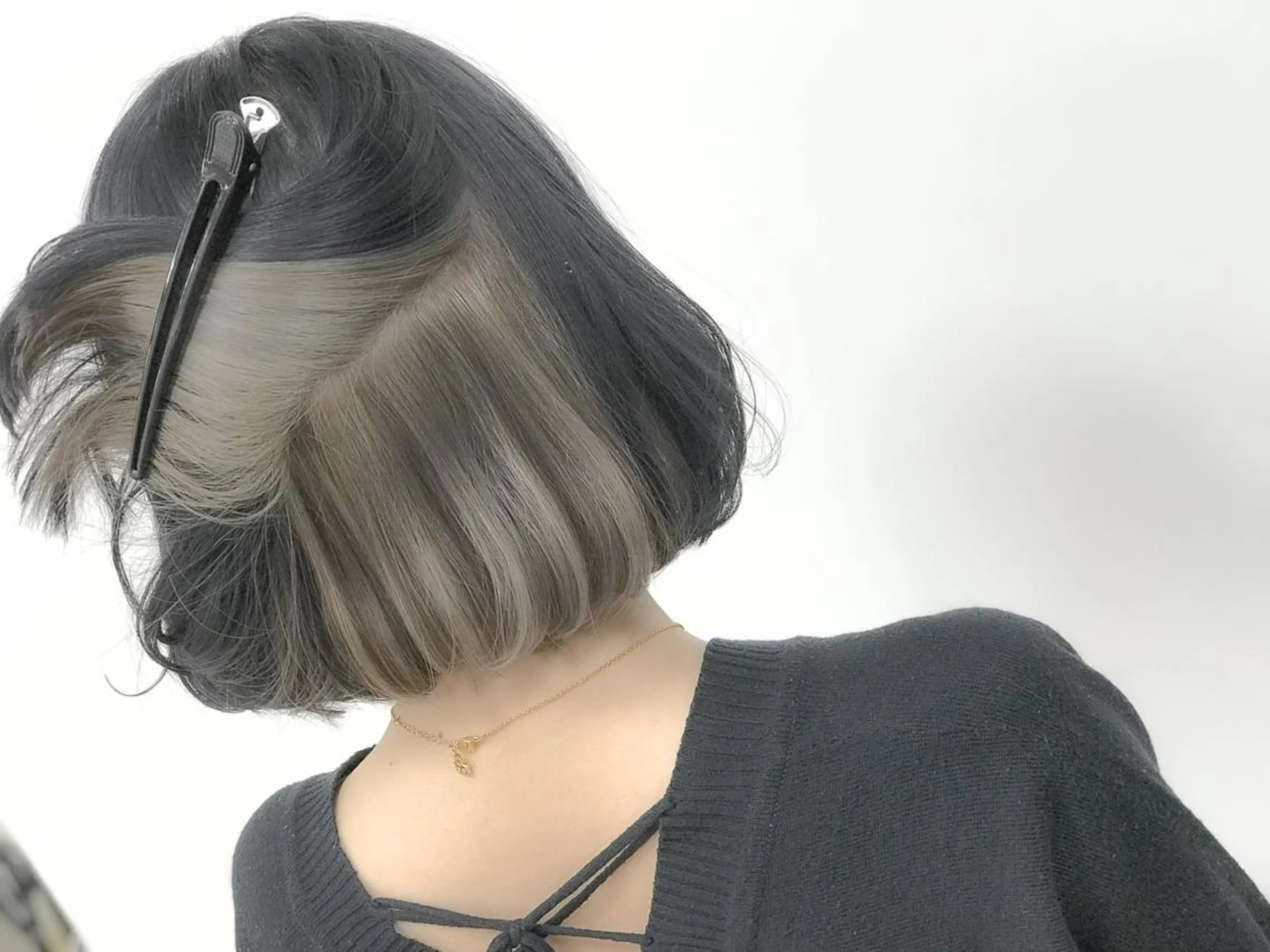 セミロング カラー ヘアカラー ba-boo 広島のヘアスタイル
