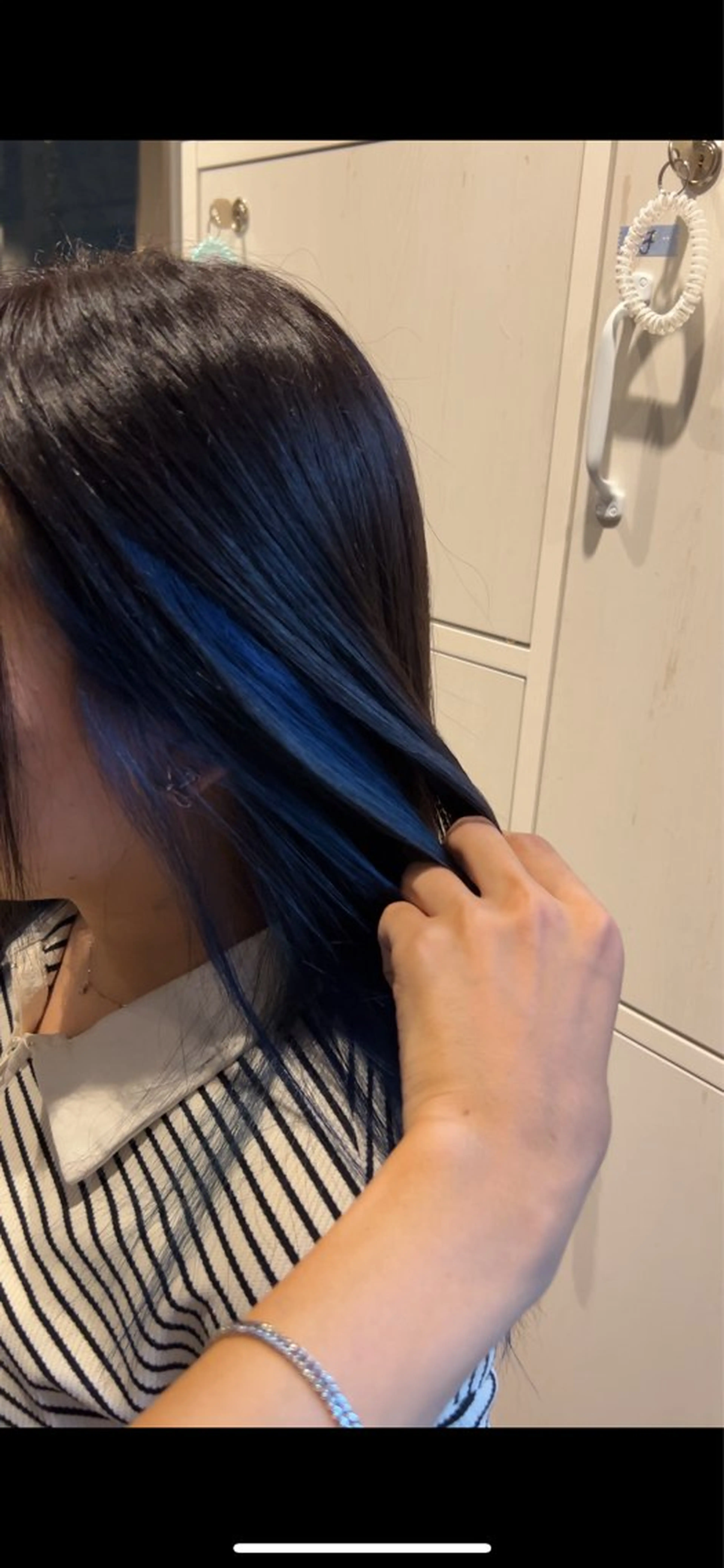 セミロング カラー ヘアカラー 艶カラー×デザイン カラー特化/値賀大樹のヘアスタイル