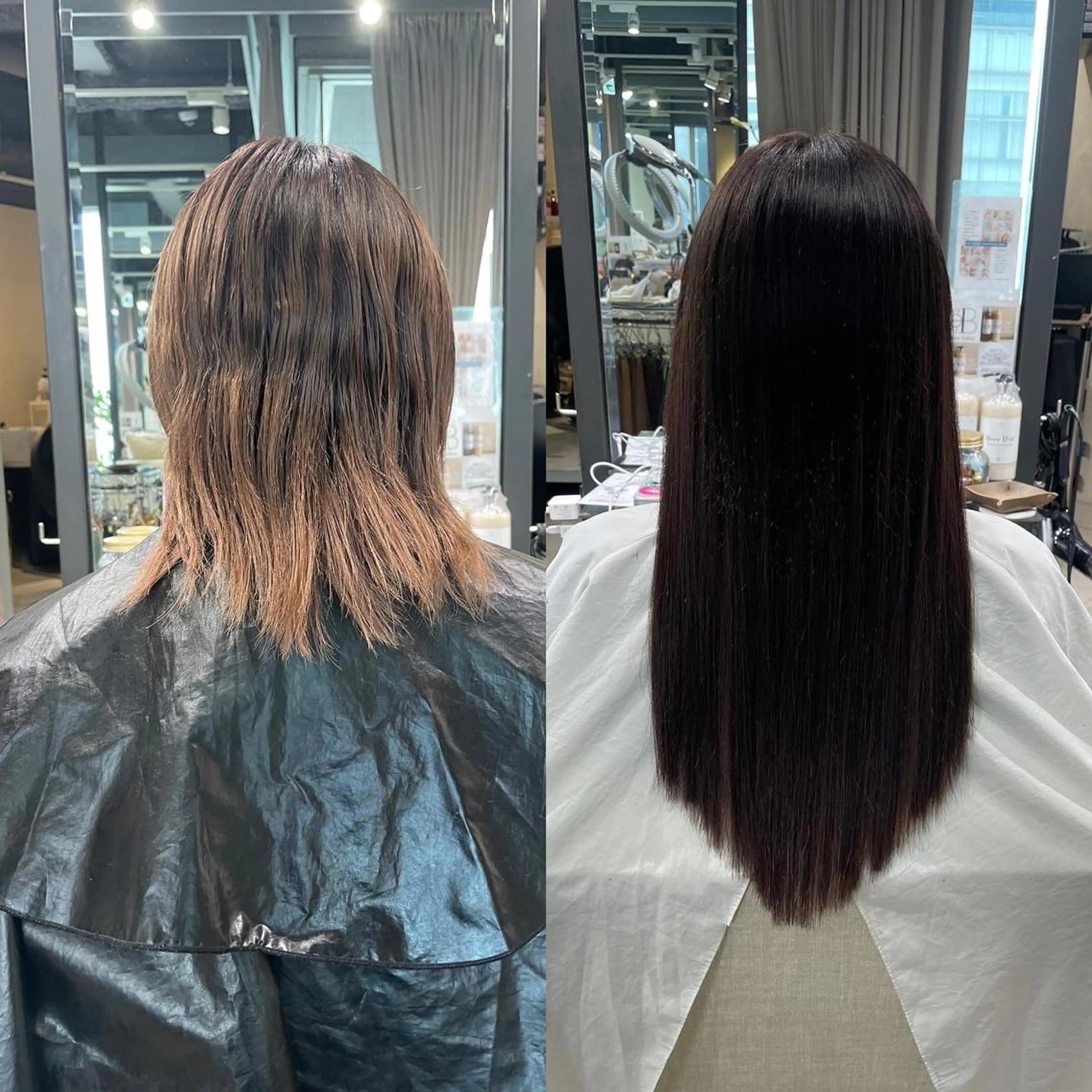 ロング カラー シールエクステ ブリーチ イヤリングカラー ハイライトカラー インナーカラー 🦋美髪／エクステ 🦋アベイクミのヘアスタイル