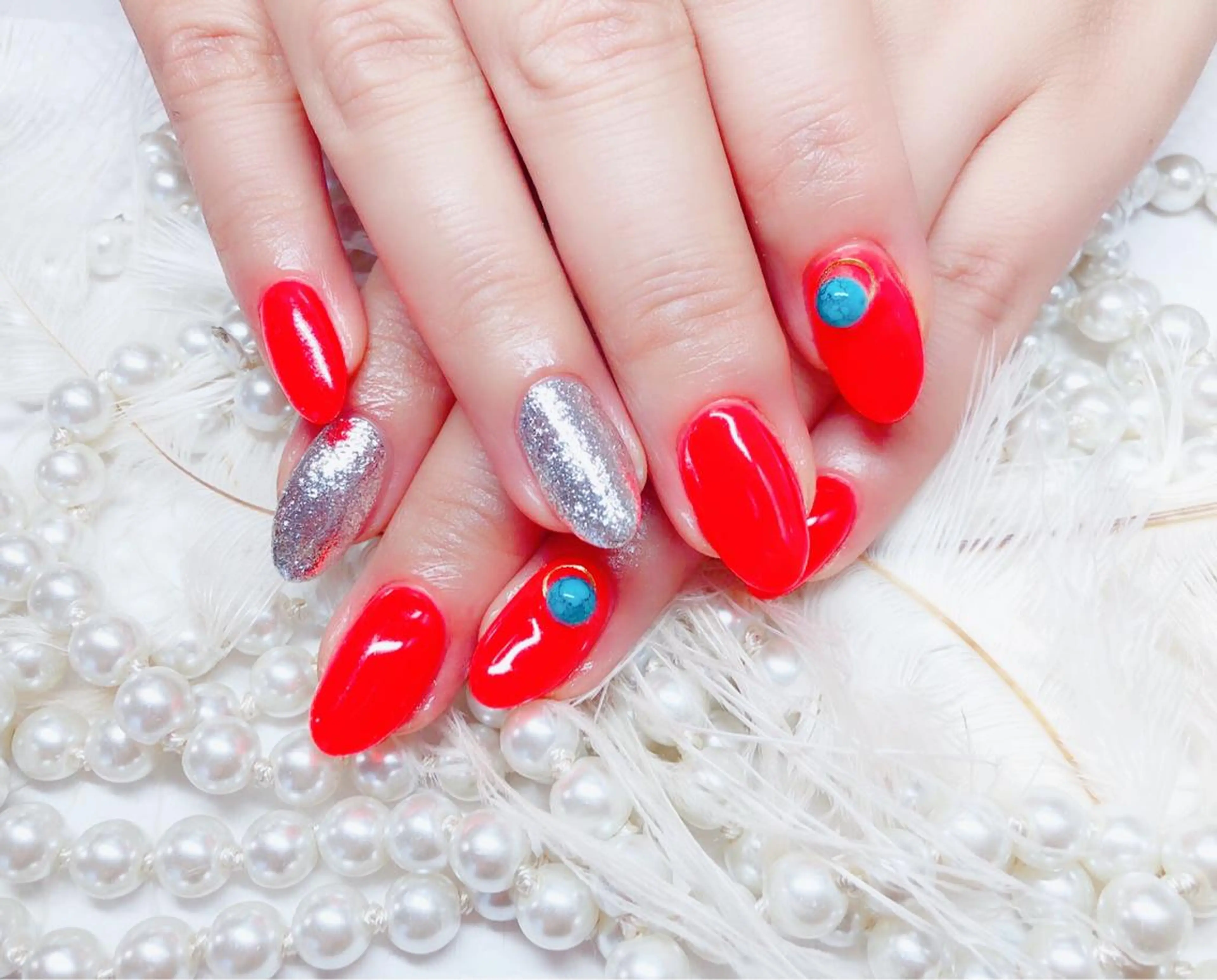 ネイル ハンドネイル マジックミラー所属・マジック ミラーのネイルデザイン