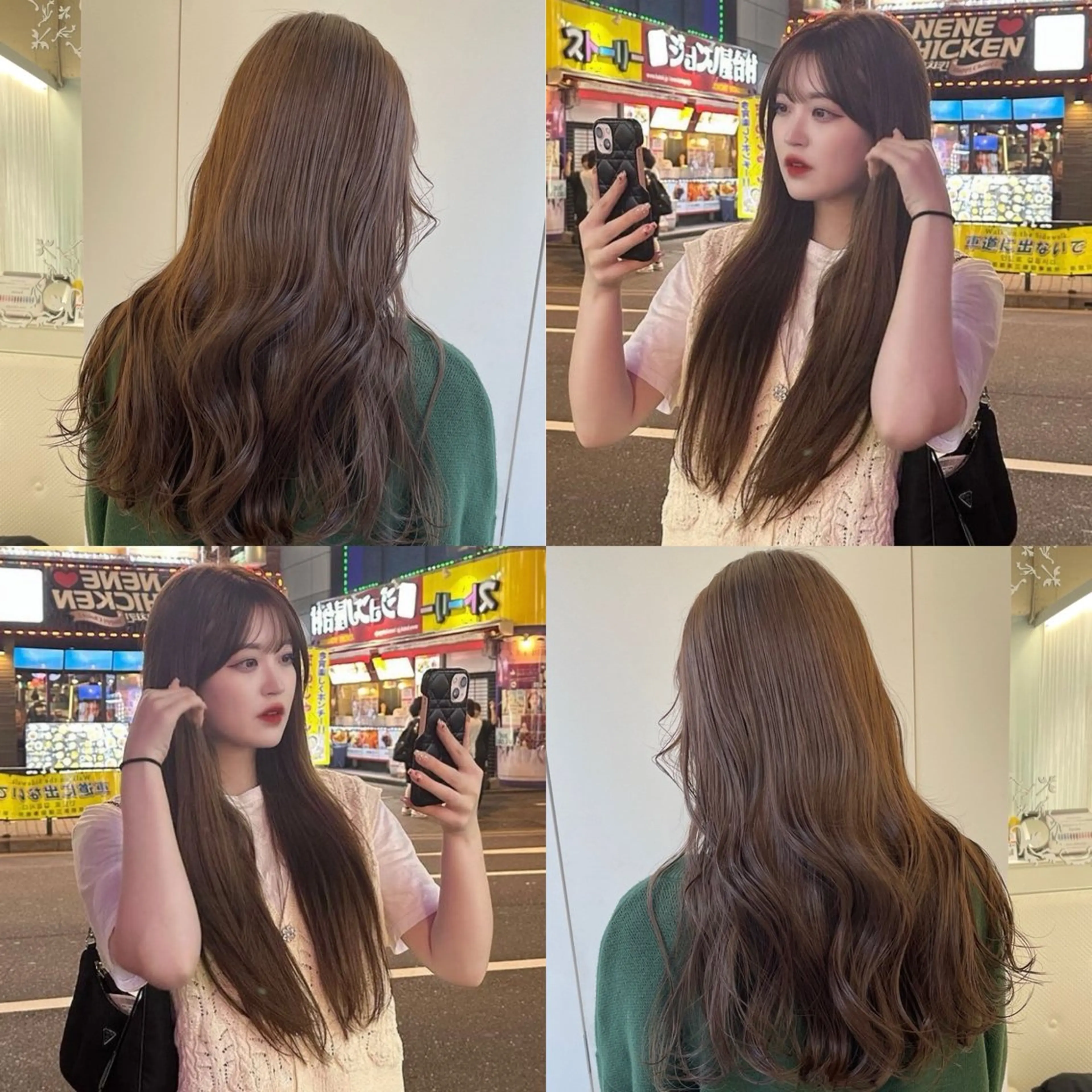 ロング カラー ヘアカラー ParveMix🍀 藤原愛未のヘアスタイル