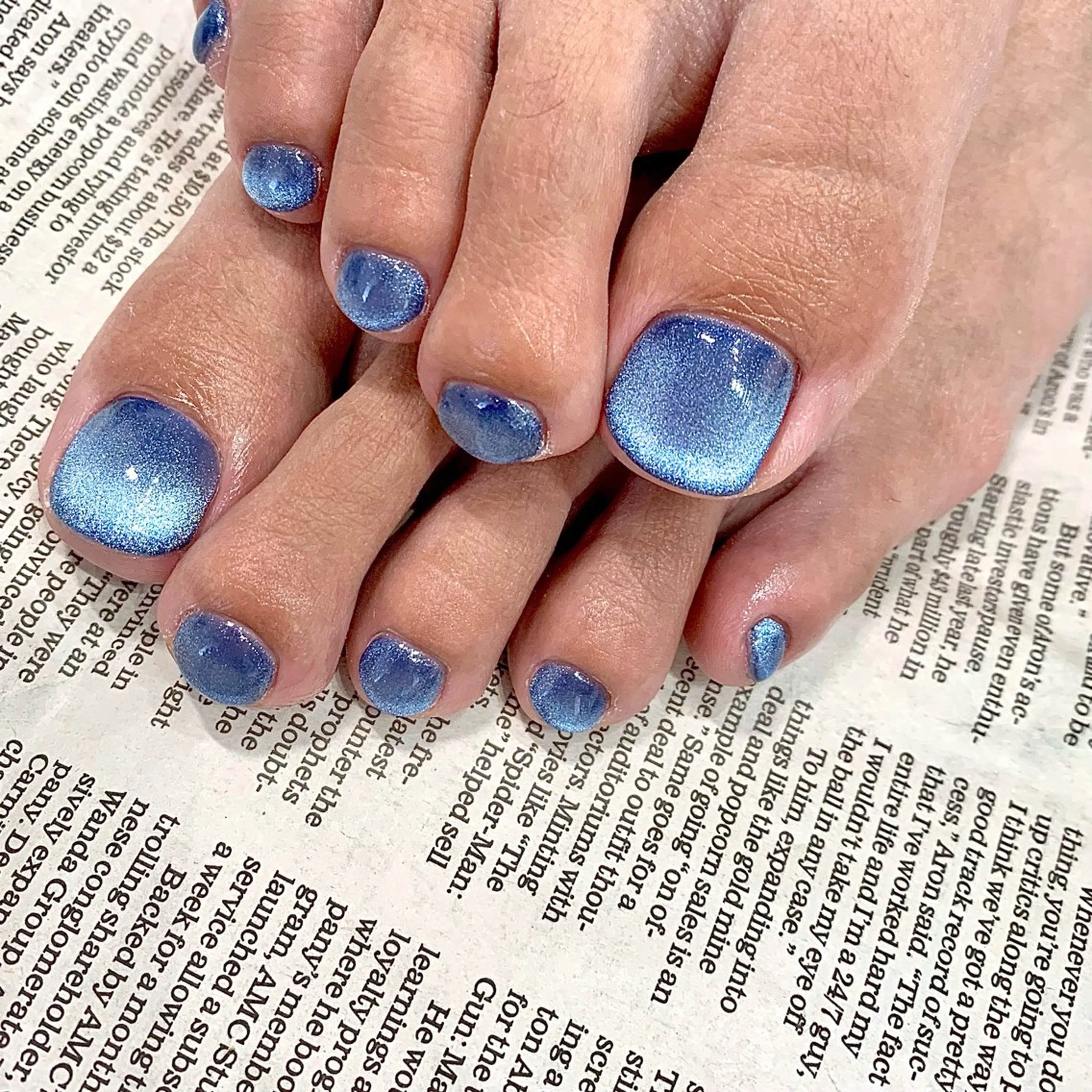 ネイル 0203ムニムサン 💙Sayakaのネイルデザイン