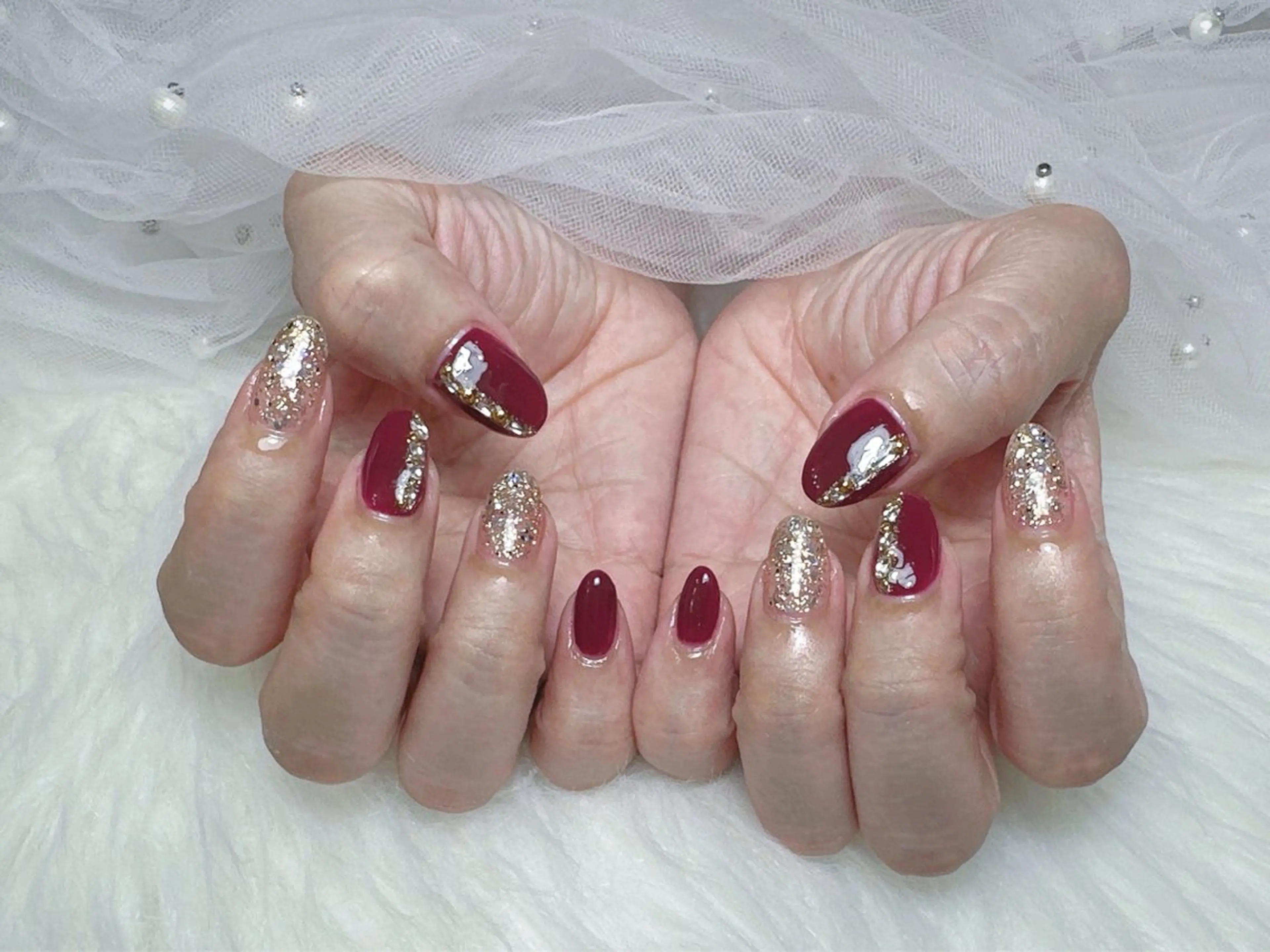 ネイル ハンドネイル 【Eclat ｴｸﾗ】nail＆beauty所属・Eclat〔ｴｸﾗ〕 MOEKA𝜗𝜚*のネイルデザイン