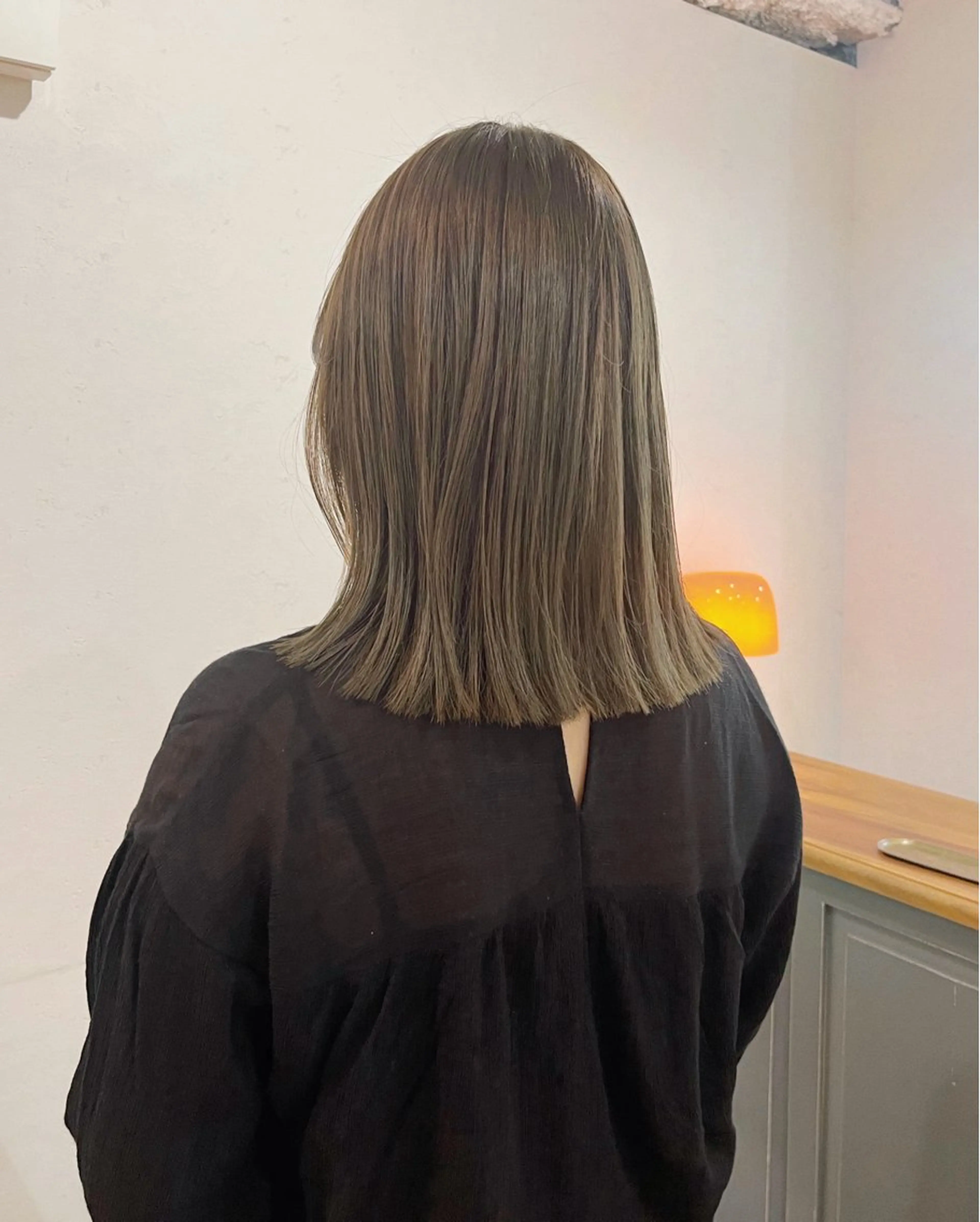 ミディアム 義本 風佳のヘアスタイル