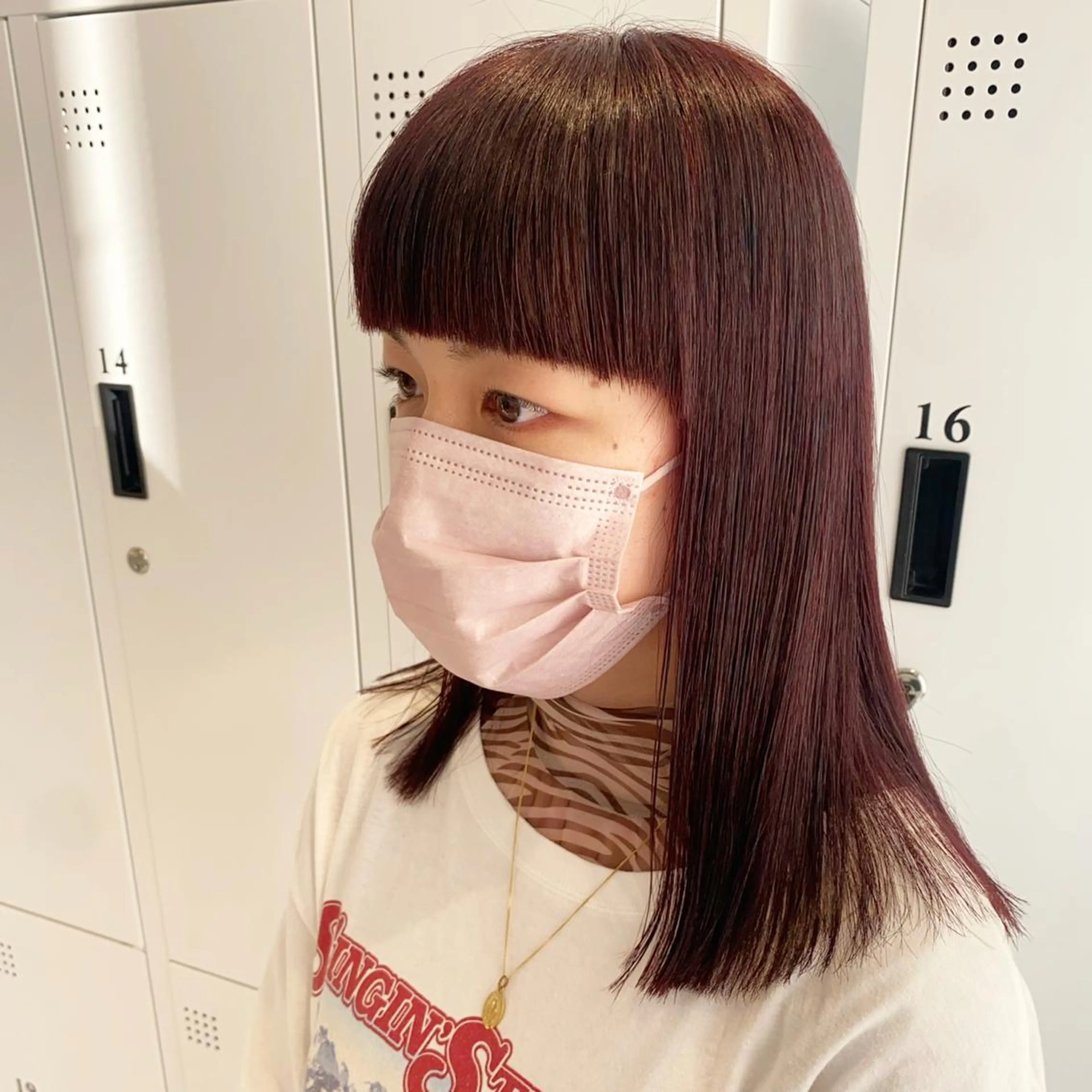 ミディアム カラー カット ヘアカラー トリートメント デザインカラー/パー マ🦖外岡咲希🦖のヘアスタイル