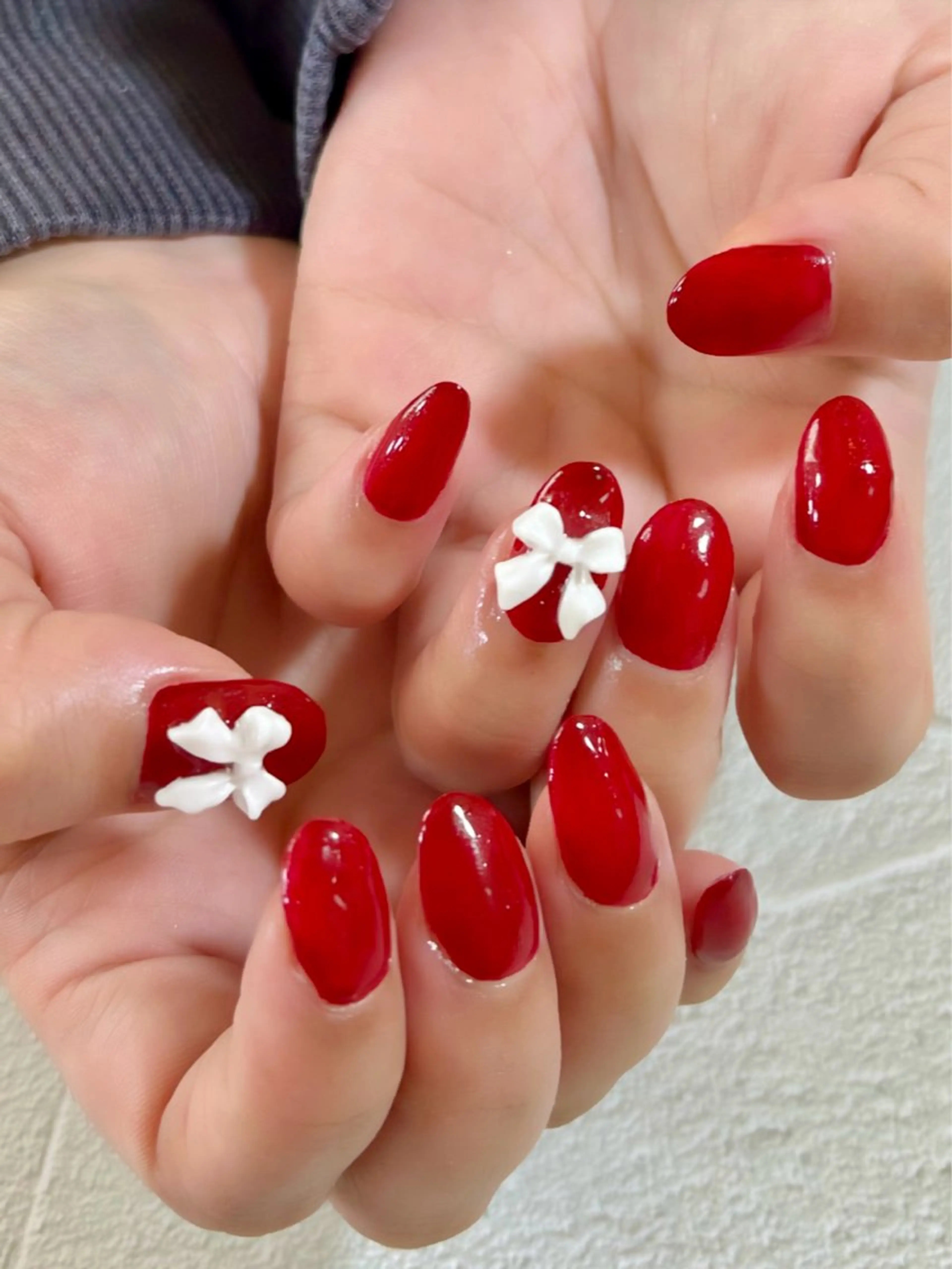 ネイル BURGUNDY mikaのネイルデザイン