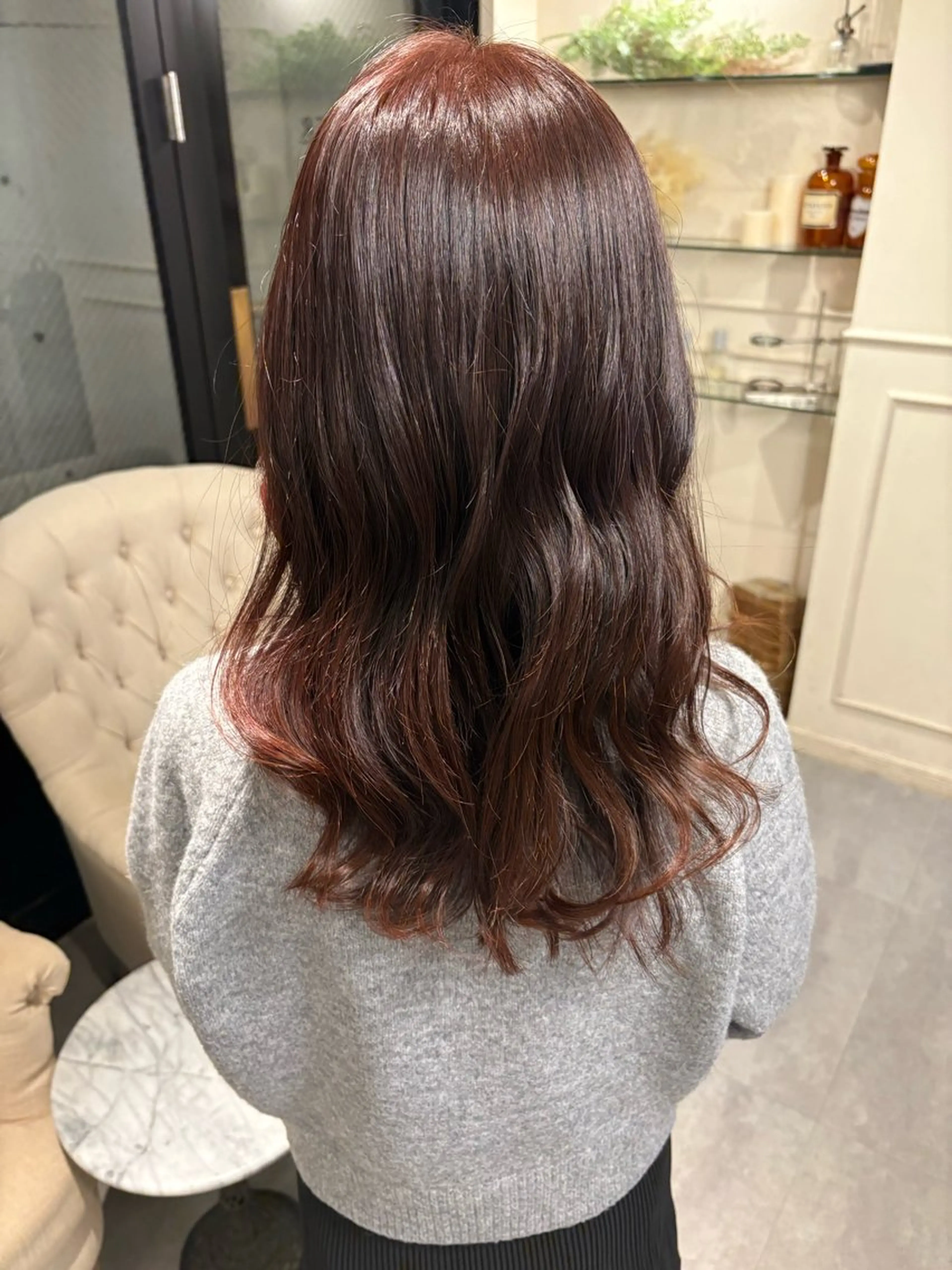 セミロング カラー ヘアカラー トリートメント ROVER所属・Konomura Neneのヘアスタイル