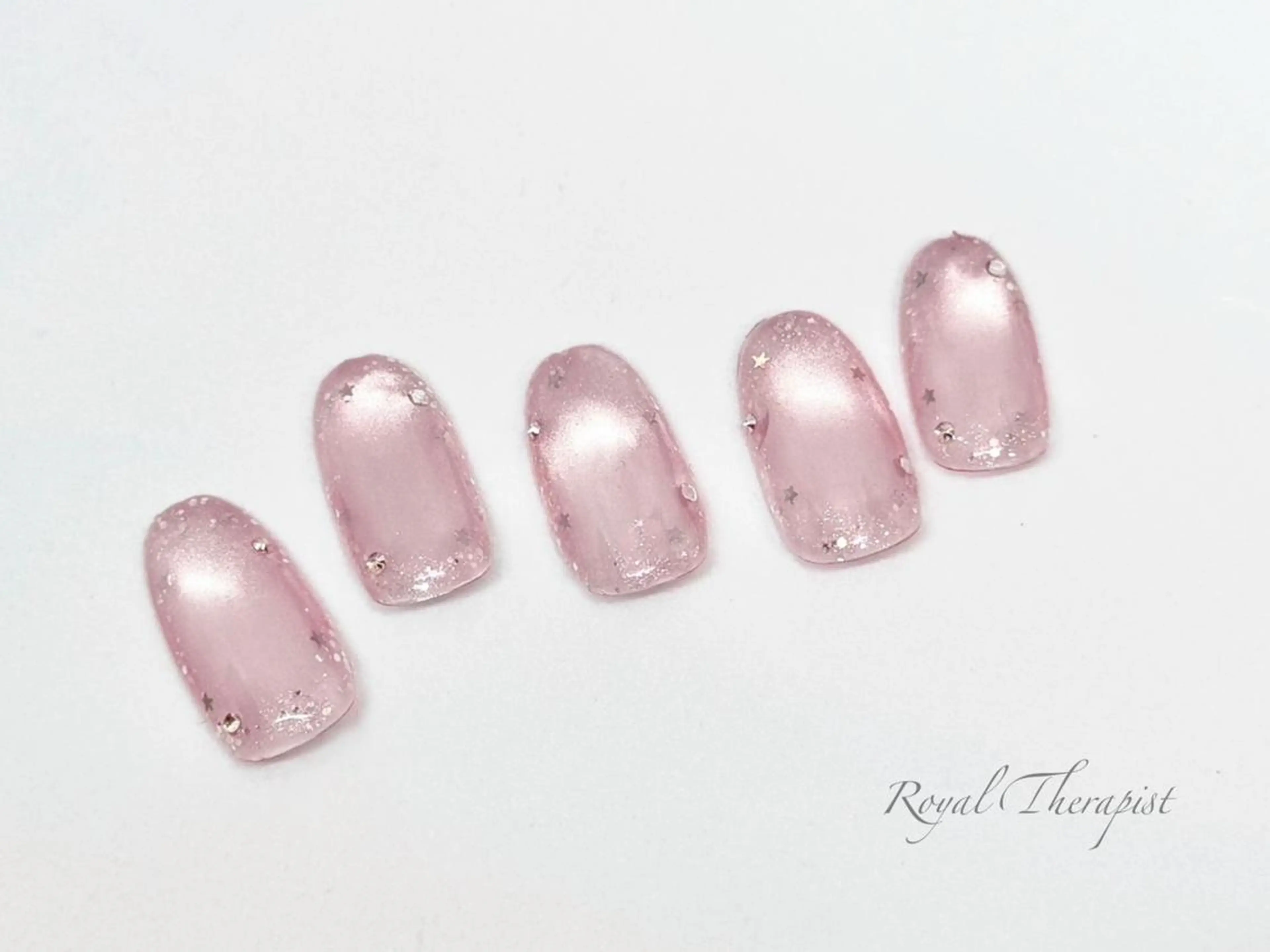 ネイル 長さ出し フラッシュネイル フットネイル フレンチネイル ジェルネイル ハンドネイル 【山岡】 ロイヤル•セラピストのネイルデザイン