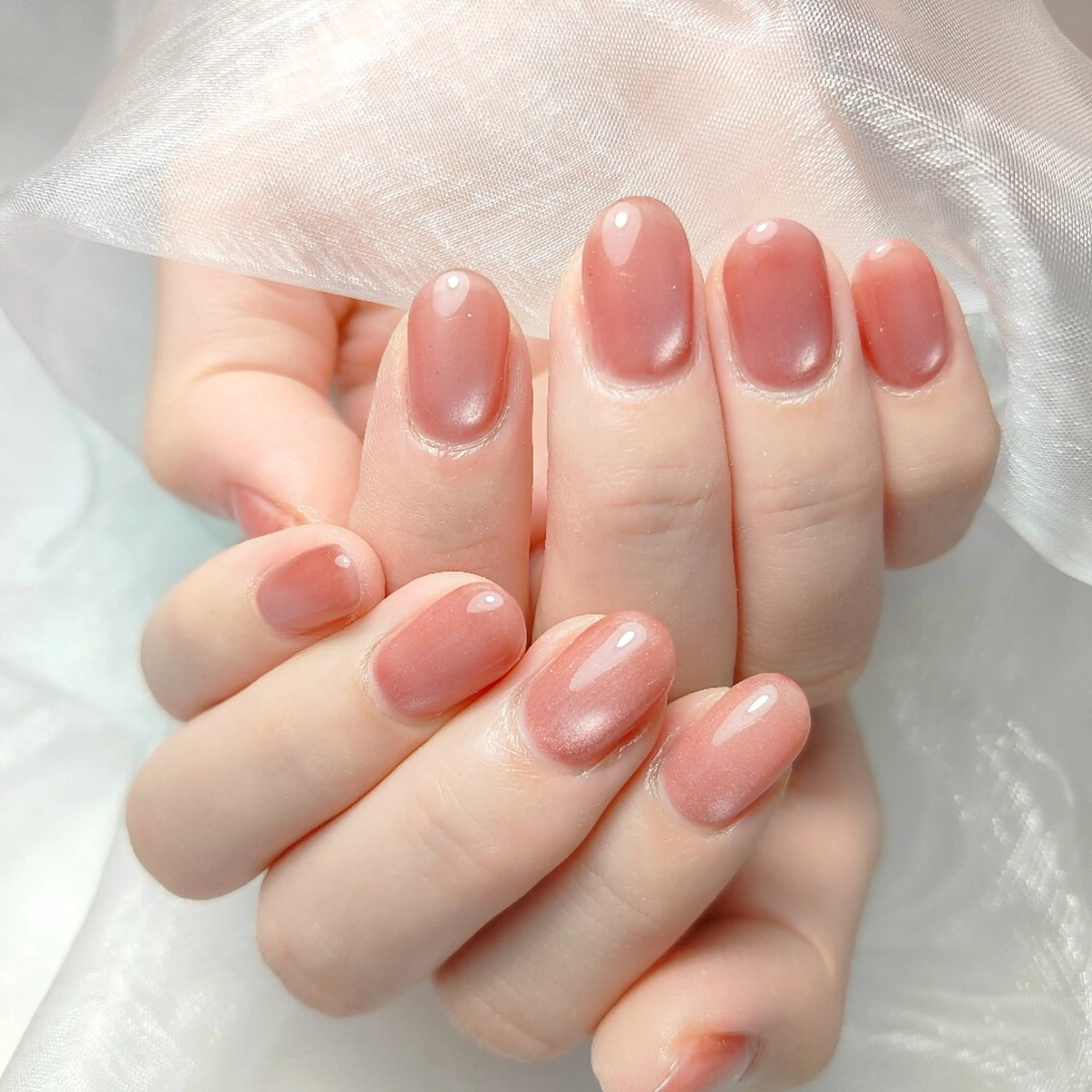 ネイル マグネットネイル ハンドネイル CLEAR NAILのネイルデザイン