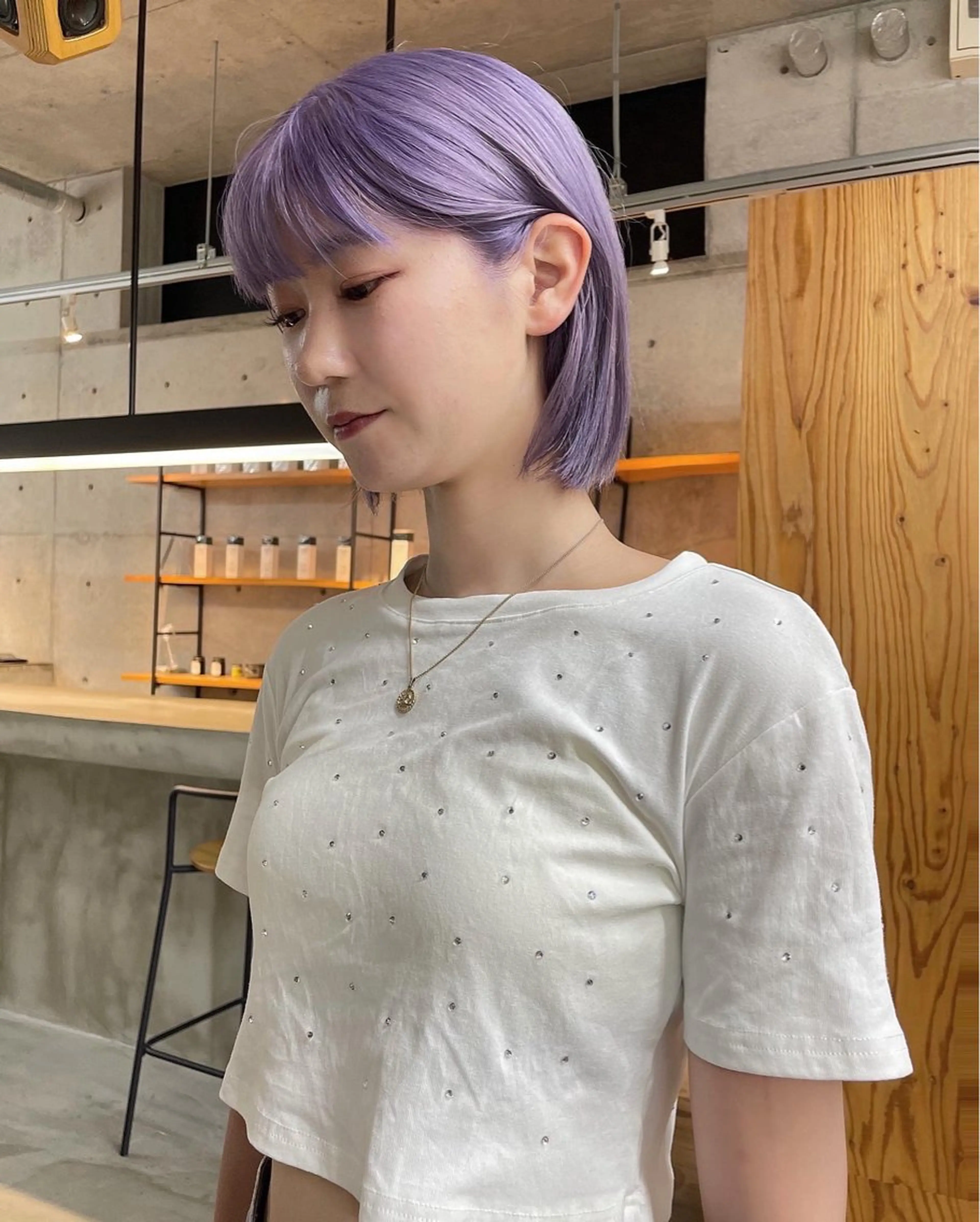 ショート ヘアカラー son hair所属・葉 /透明感カラーのヘアスタイル