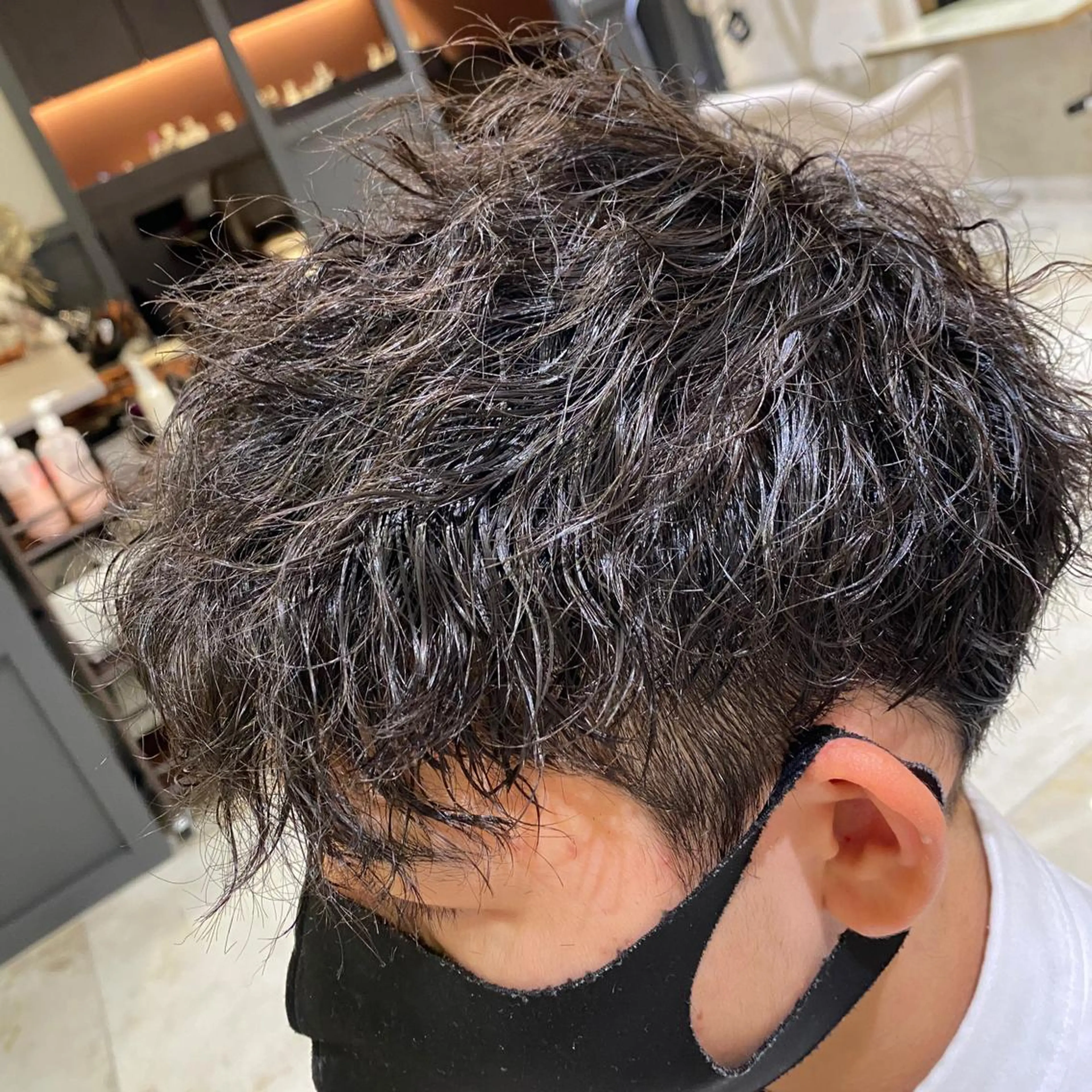 ショート パーマ メンズ CIEL天六店 三上春のヘアスタイル