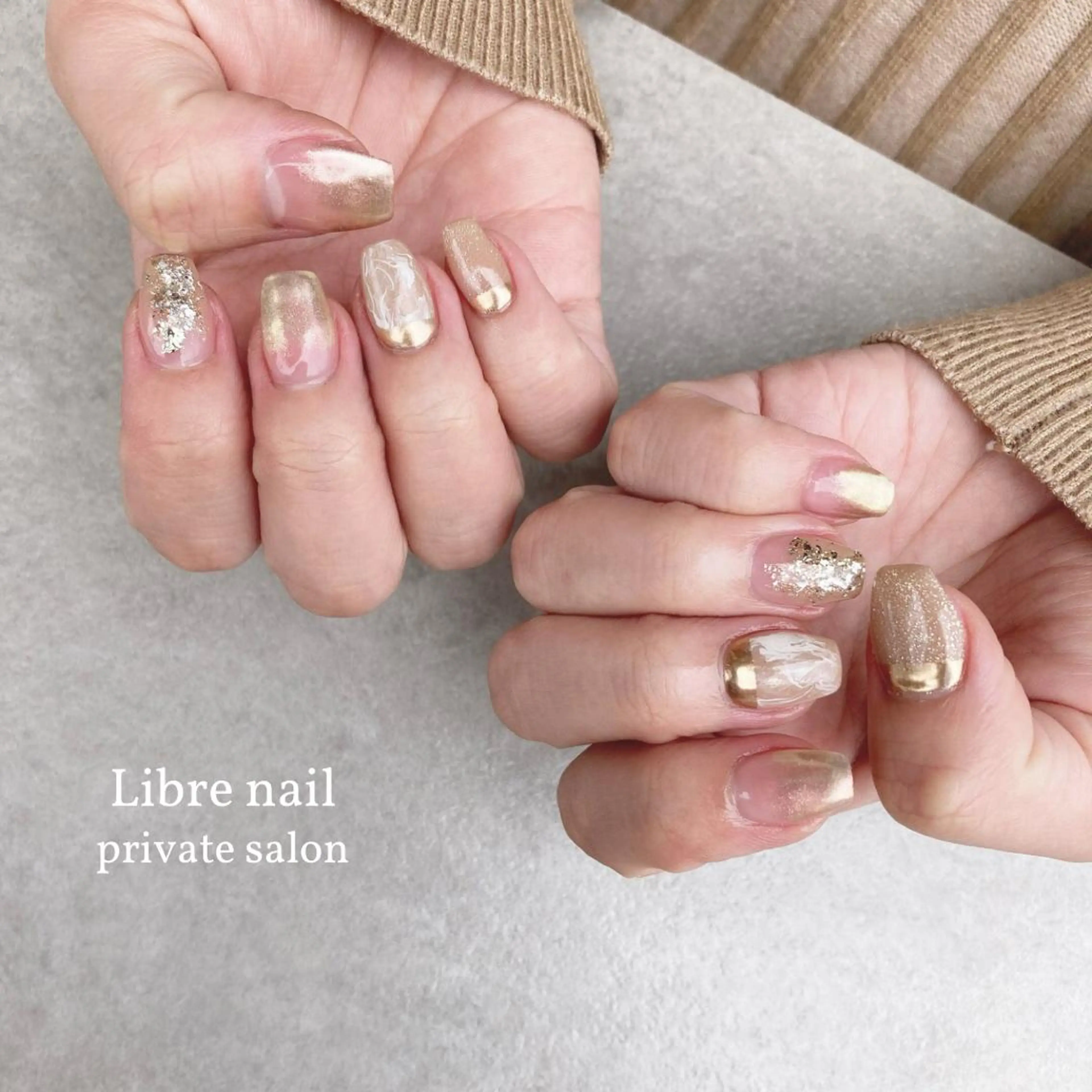 ネイル アートネイル 【Libre】 -ﾘﾌﾞﾚﾈｲﾙ-のネイルデザイン