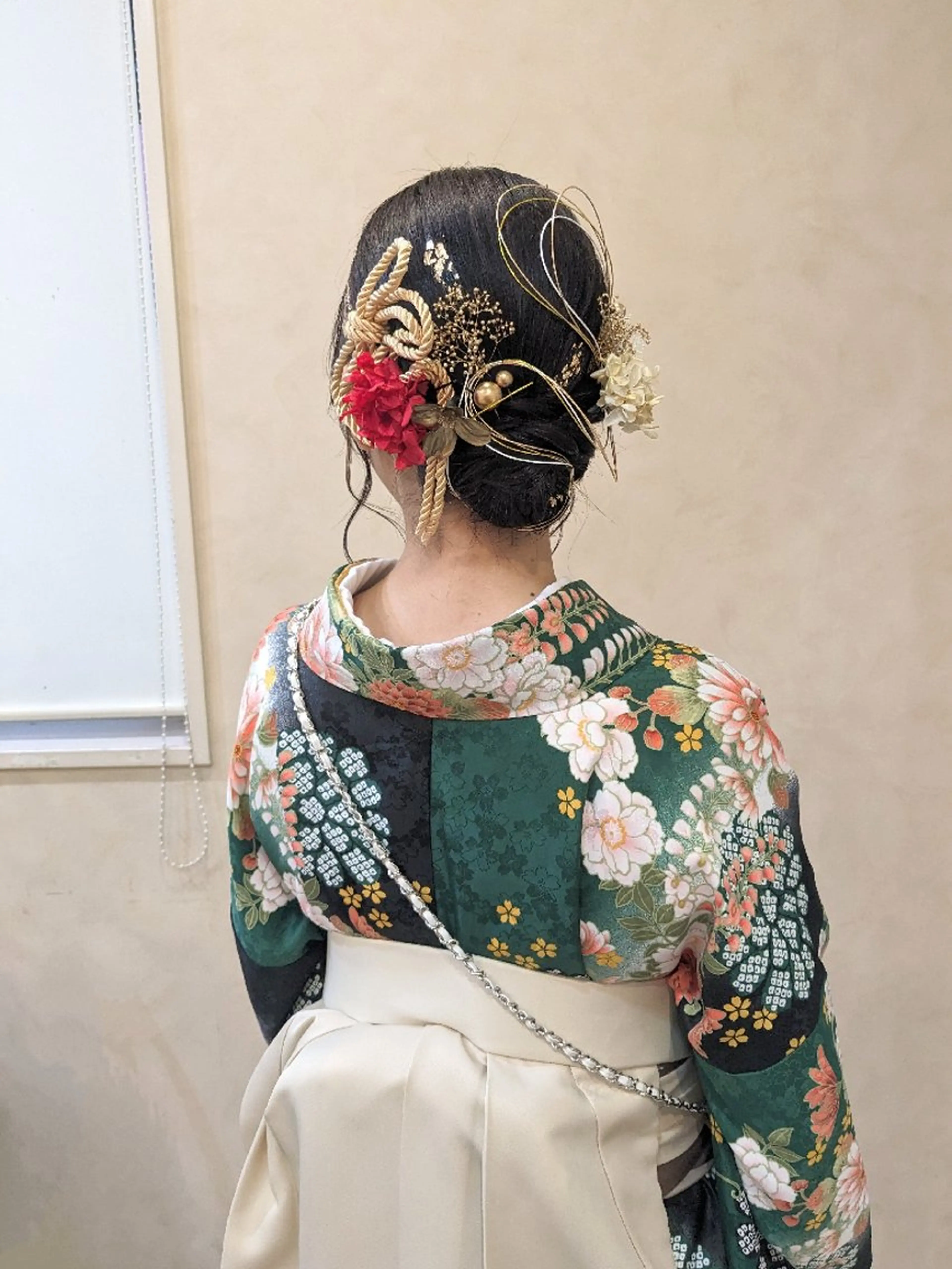 ミディアム ヘアアレンジ 卒業式のヘアスタイル ヘアセット bright所属・miku ヘアセット/着付けのヘアスタイル