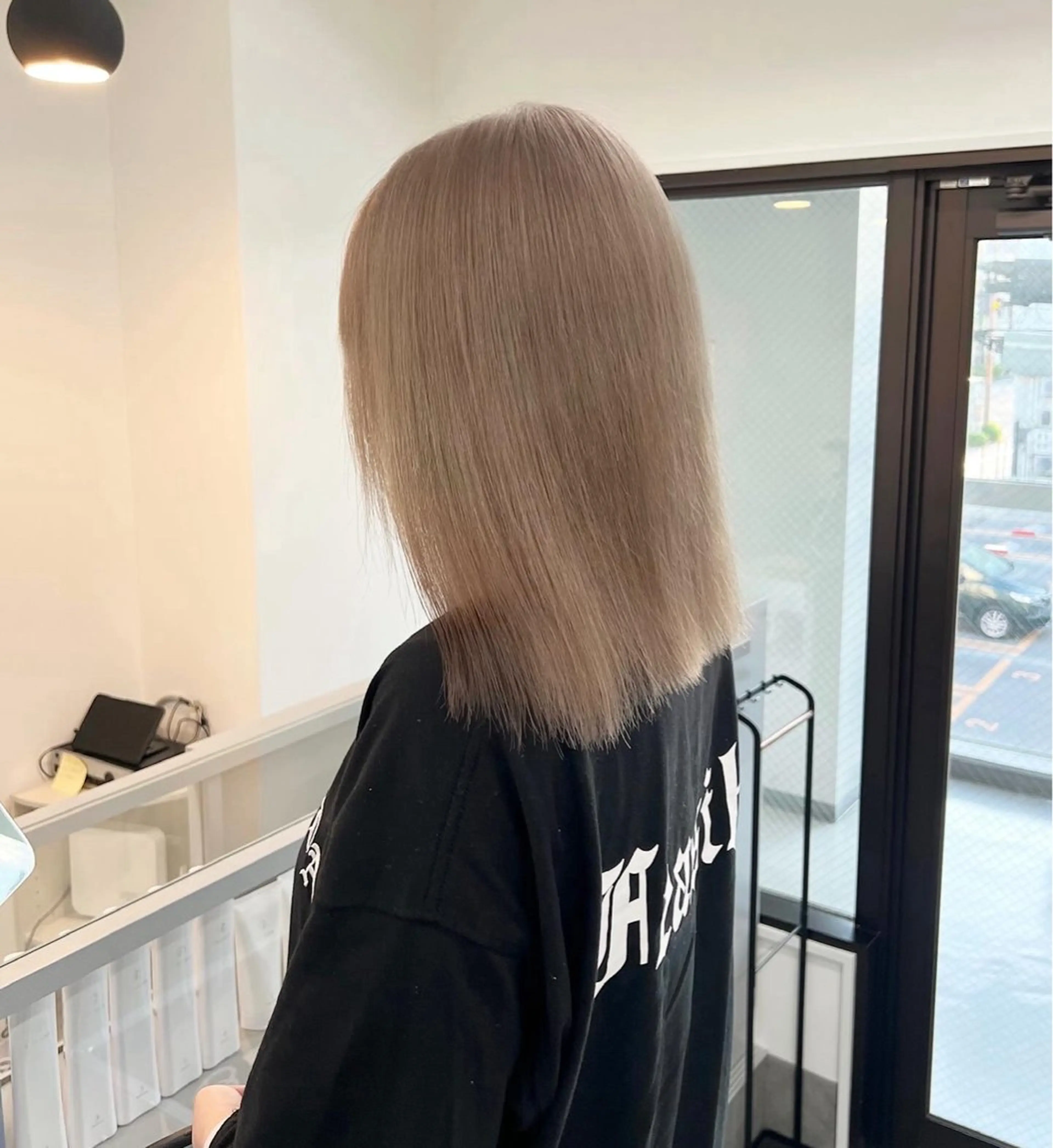 ミディアム カラー ブリーチ ハイトーンカラー 縮毛矯正 ヘアカラー 海琉/ハイトーン/ 透明感カラー💛のヘアスタイル