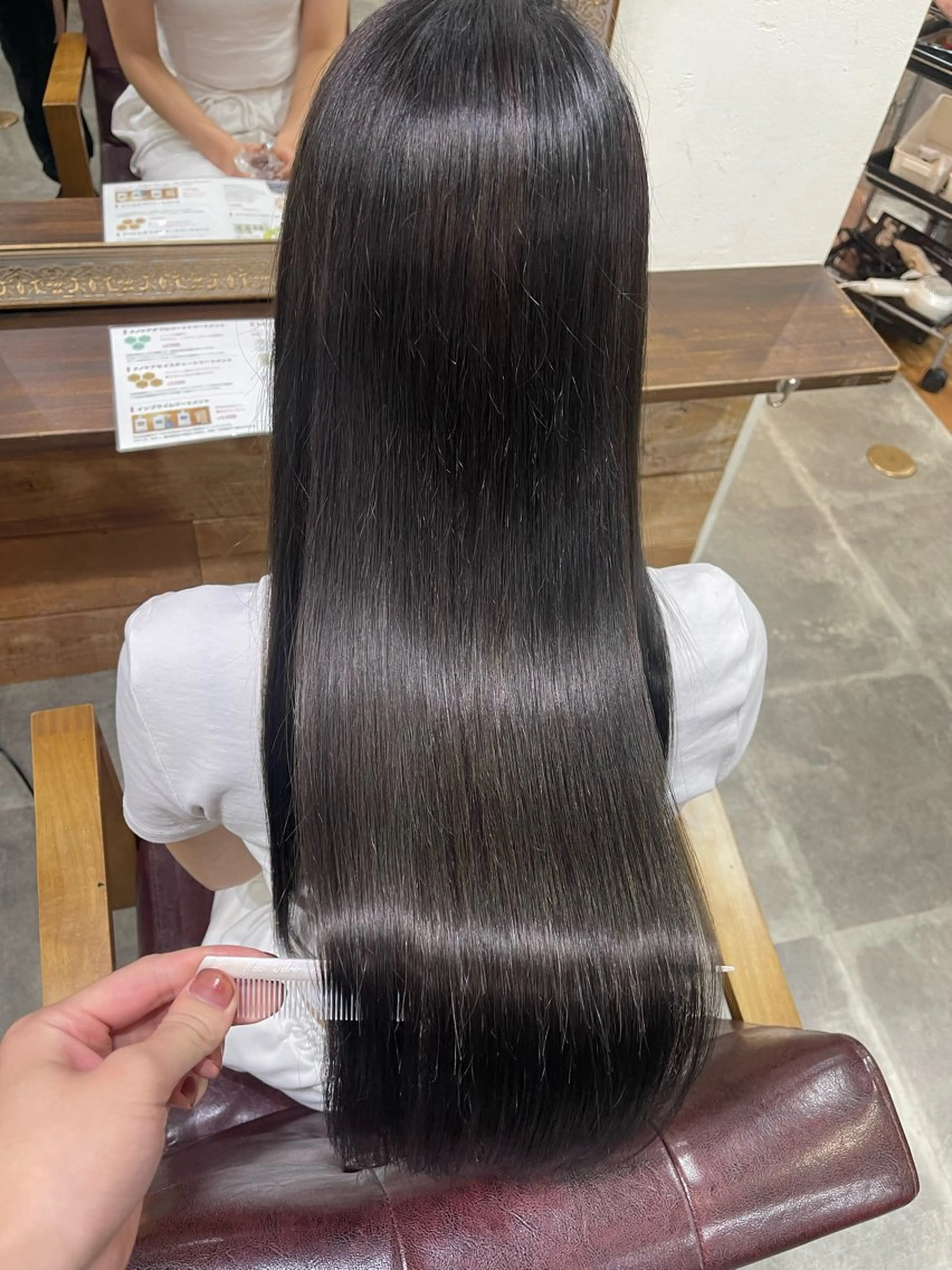 ロング 髪質改善 トリートメント トリートメント SOYON西大寺店所属・ダブルカラー/ 髪質改善💎安藤のヘアスタイル