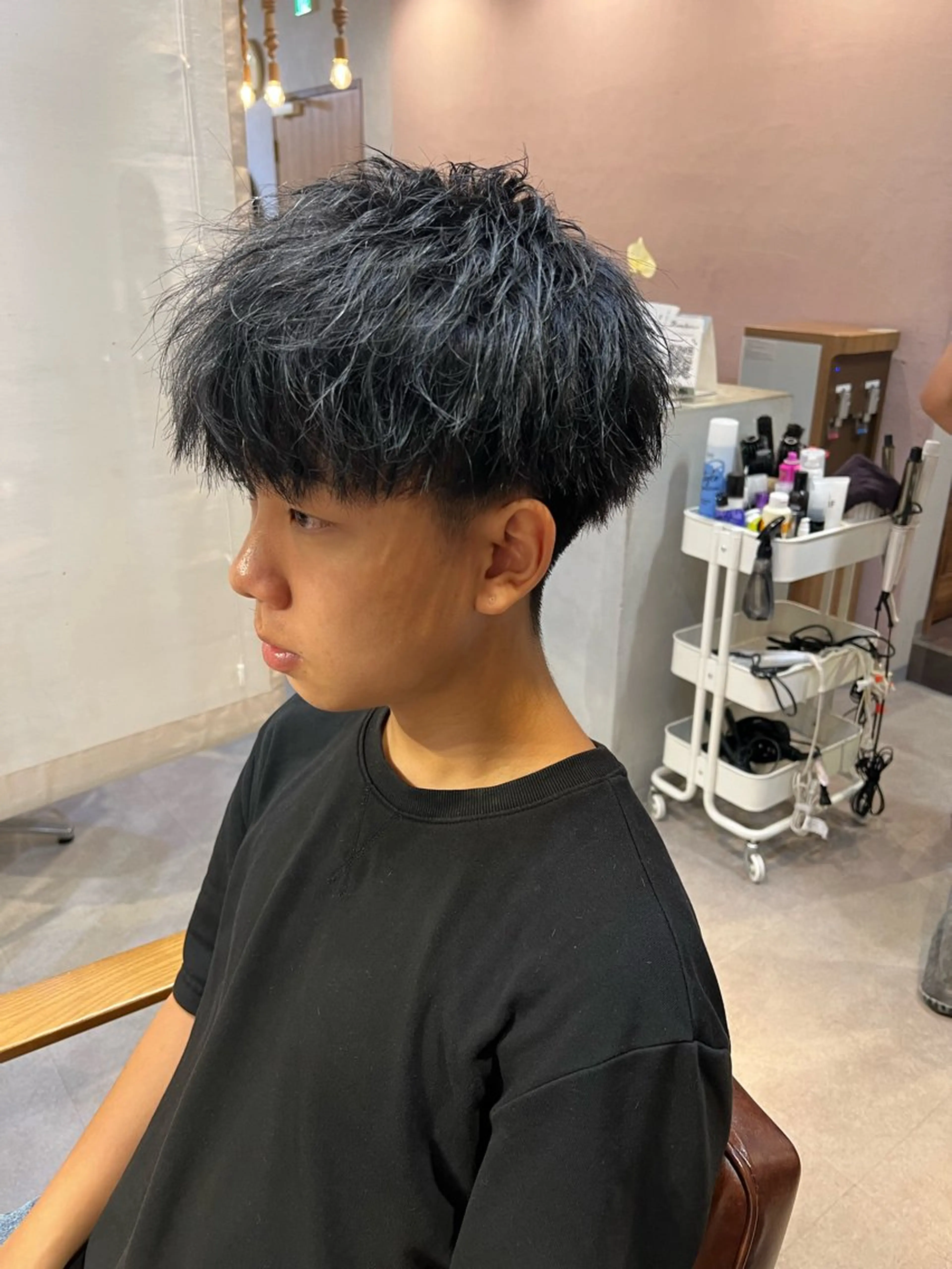 ショート メンズ カット ヘアカラー 全席半個室 髪質改善&トリートメントtuuli天神大名店所属・フジムラ ヒロタカのヘアスタイル