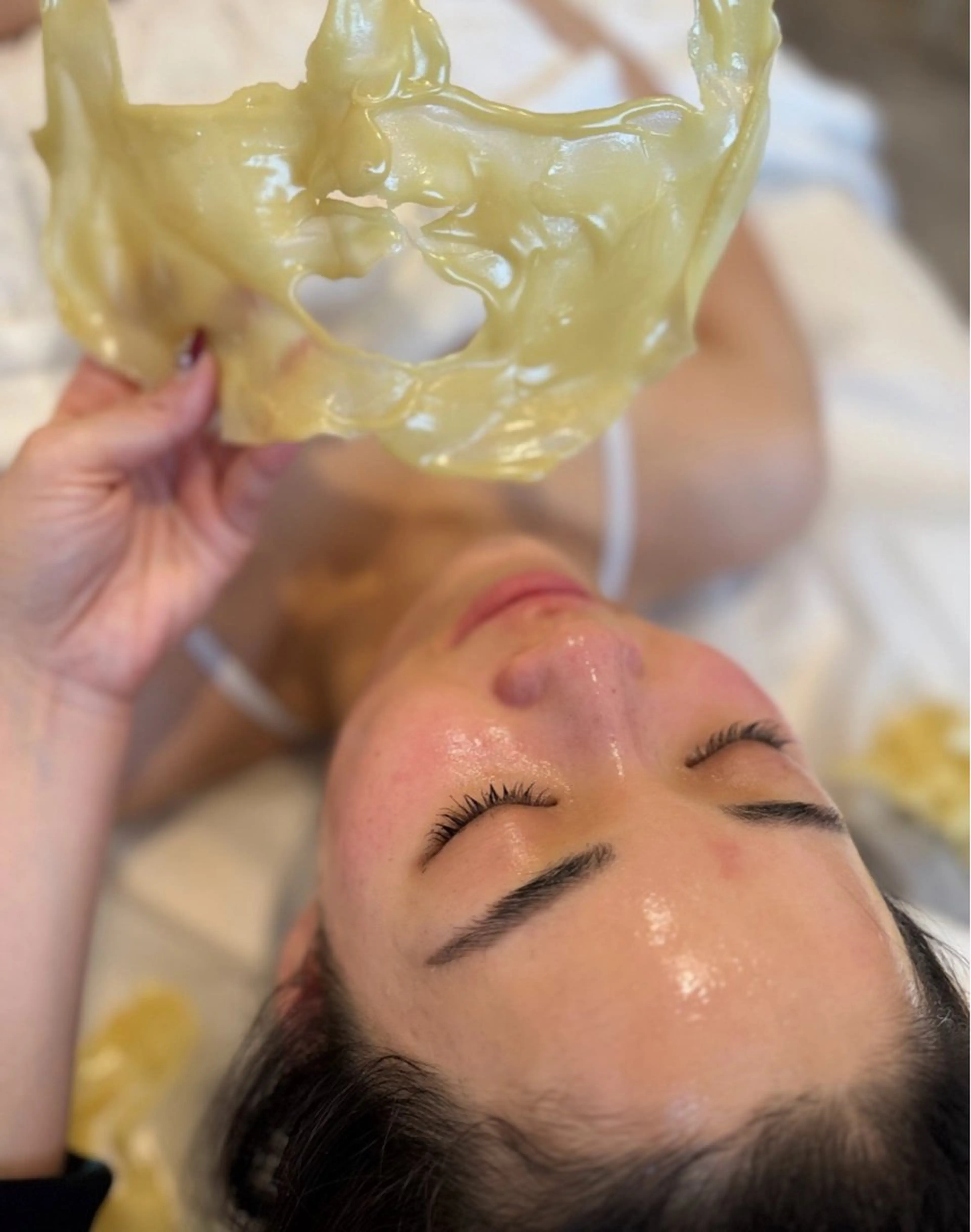 【松ヤニパック】他とは違う！全成分無添加Wax！産毛除去し艶肌へ導きます♪の写真