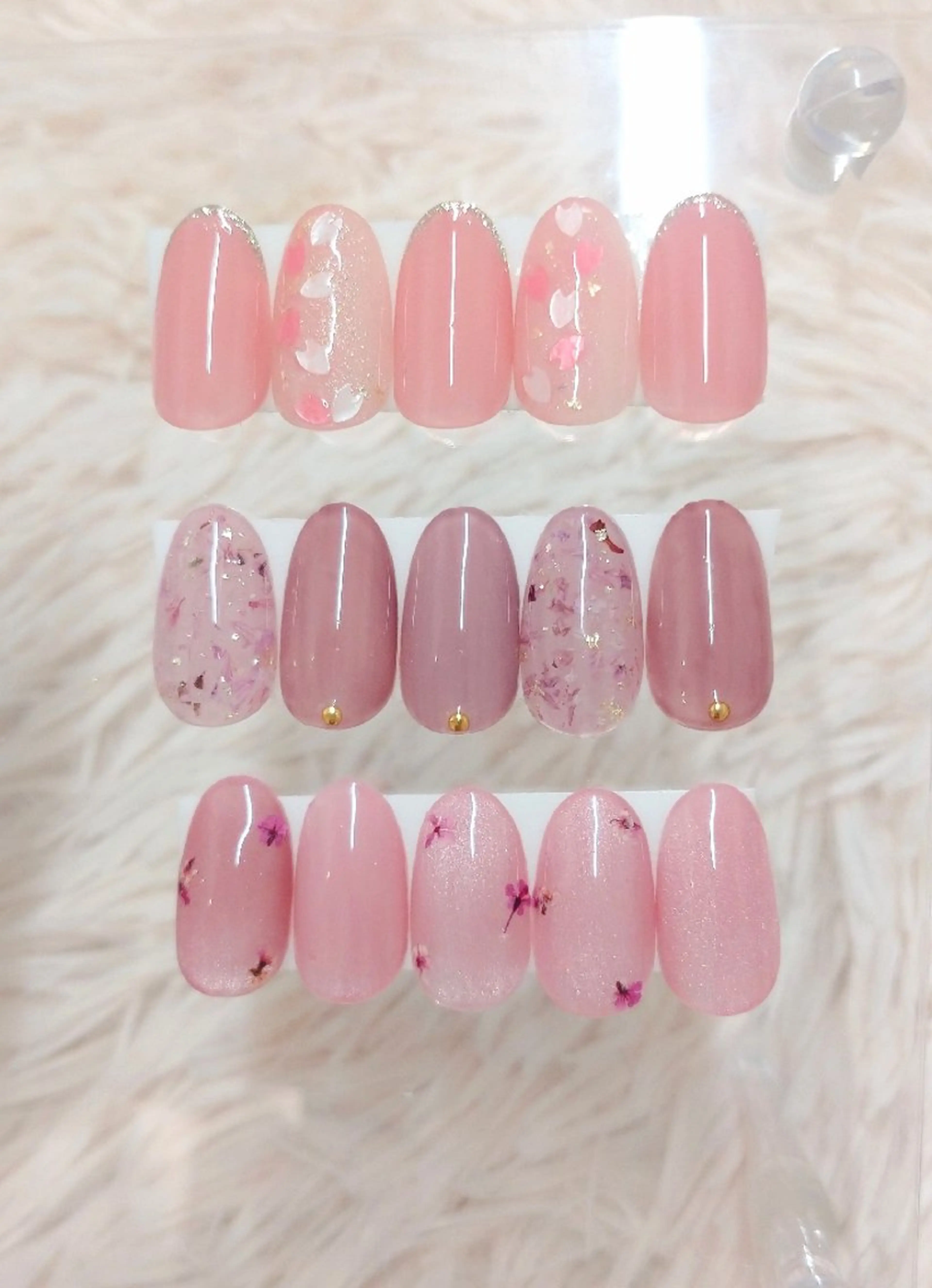 ネイル 桜ネイル 春ネイル ハンドネイル 會田 瑠衣のネイルデザイン