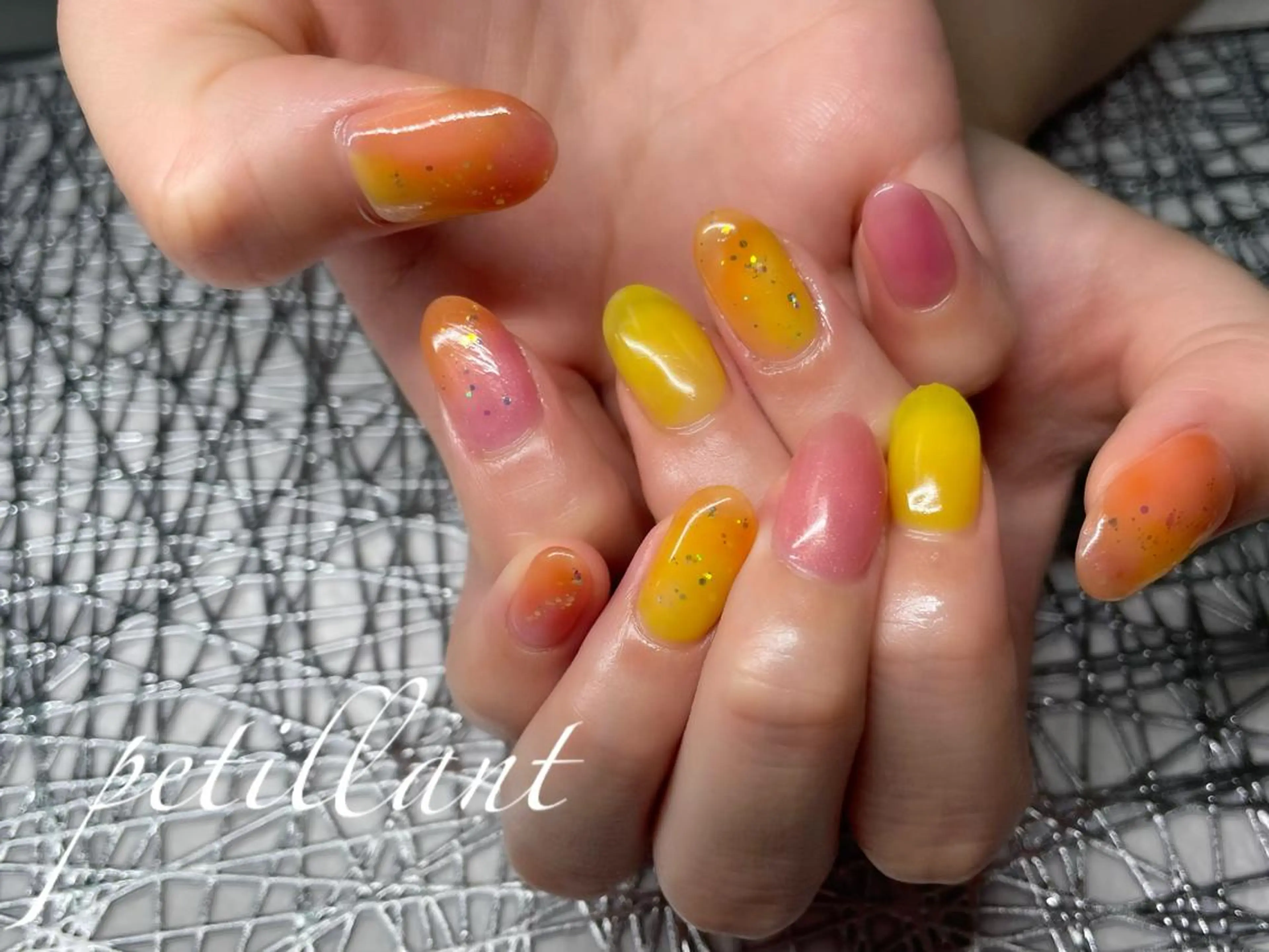 ネイル アートネイル フットネイル 夏ネイル ハンドネイル ハンドケア petillant所属・nail salon petillantのネイルデザイン