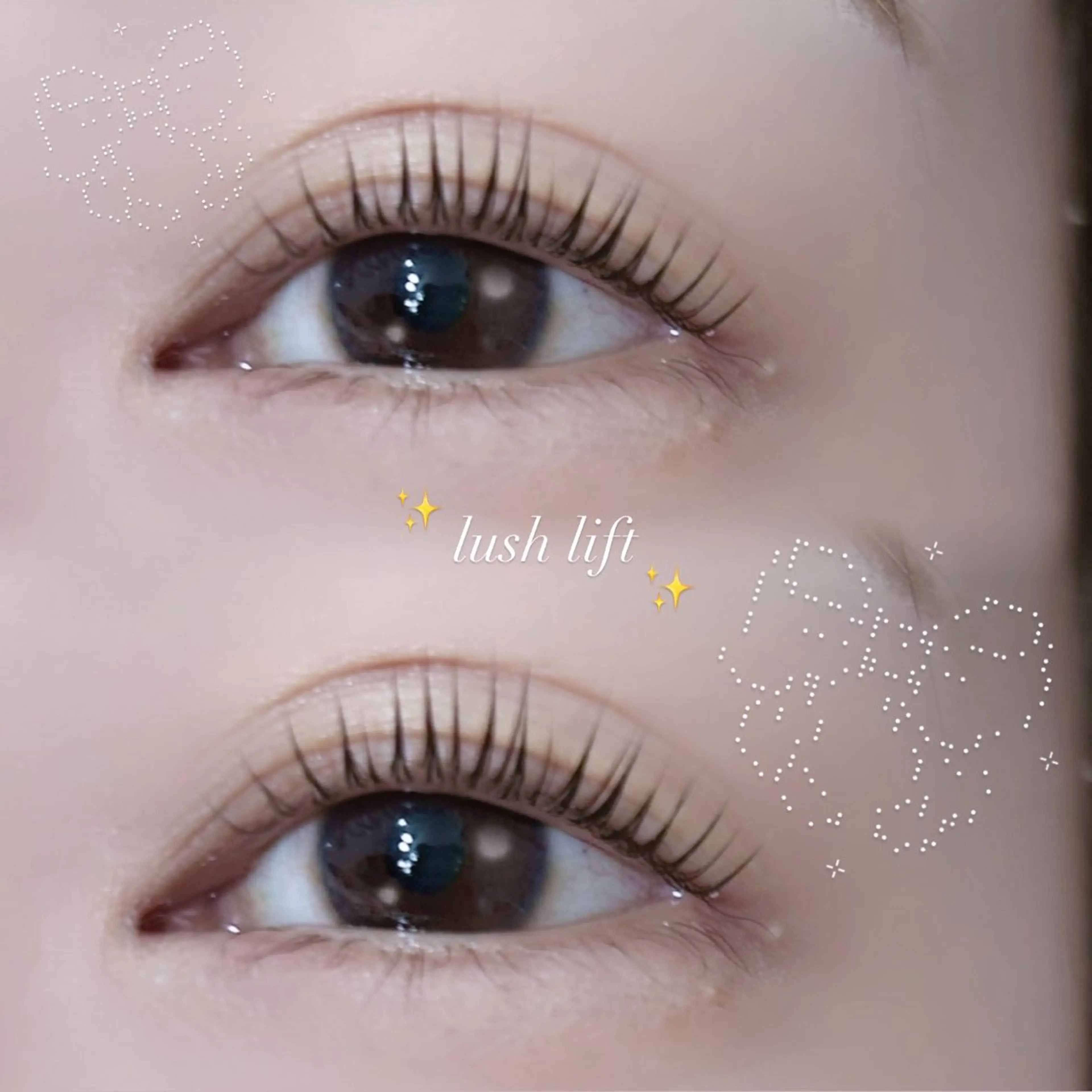 マツエク・マツパ マツパ 大阪梅田 ナシェル Kako🦋のマツエク・マツパデザイン