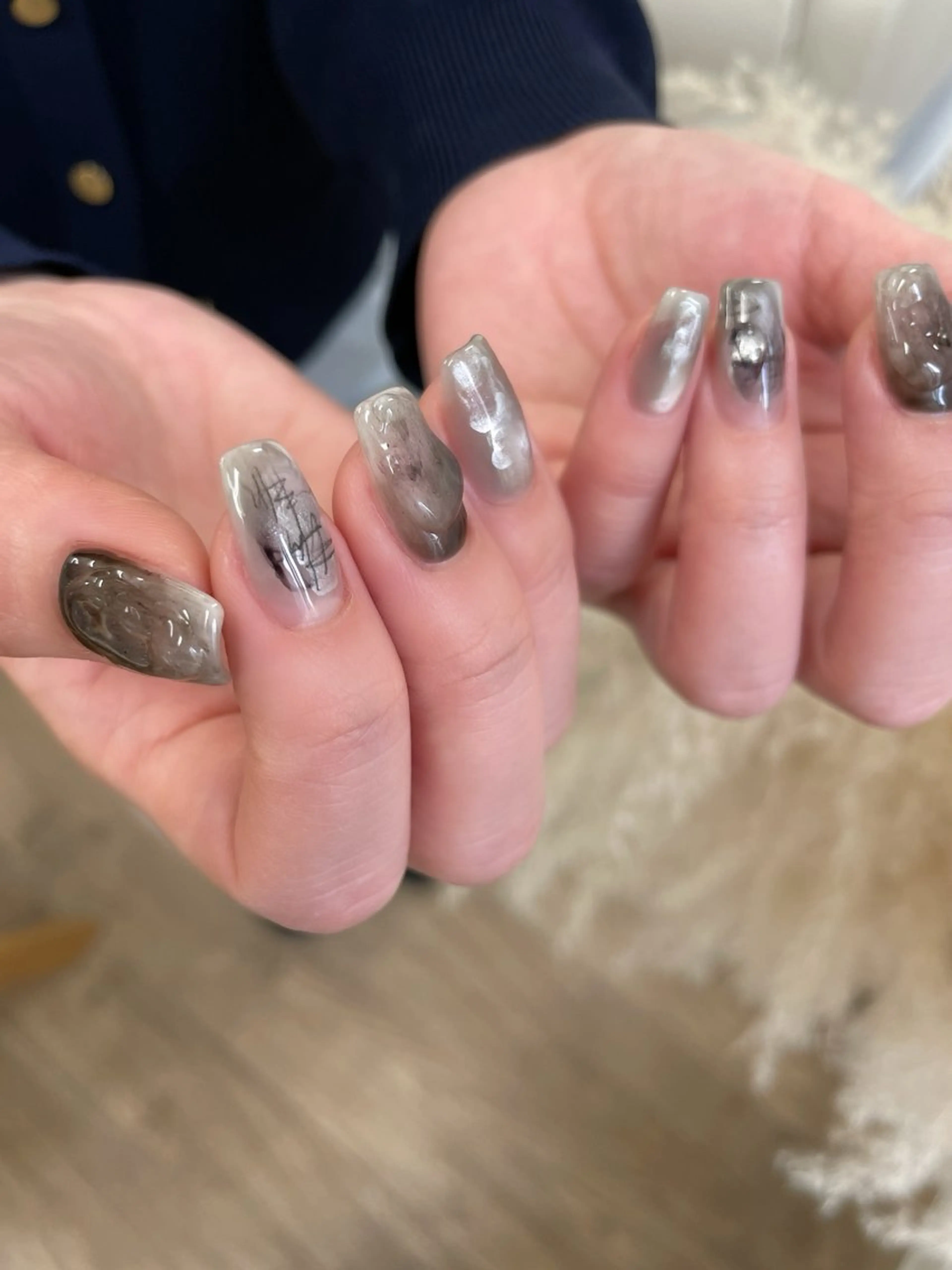 ネイル ハンドネイル nuás nail & eyeのネイルデザイン