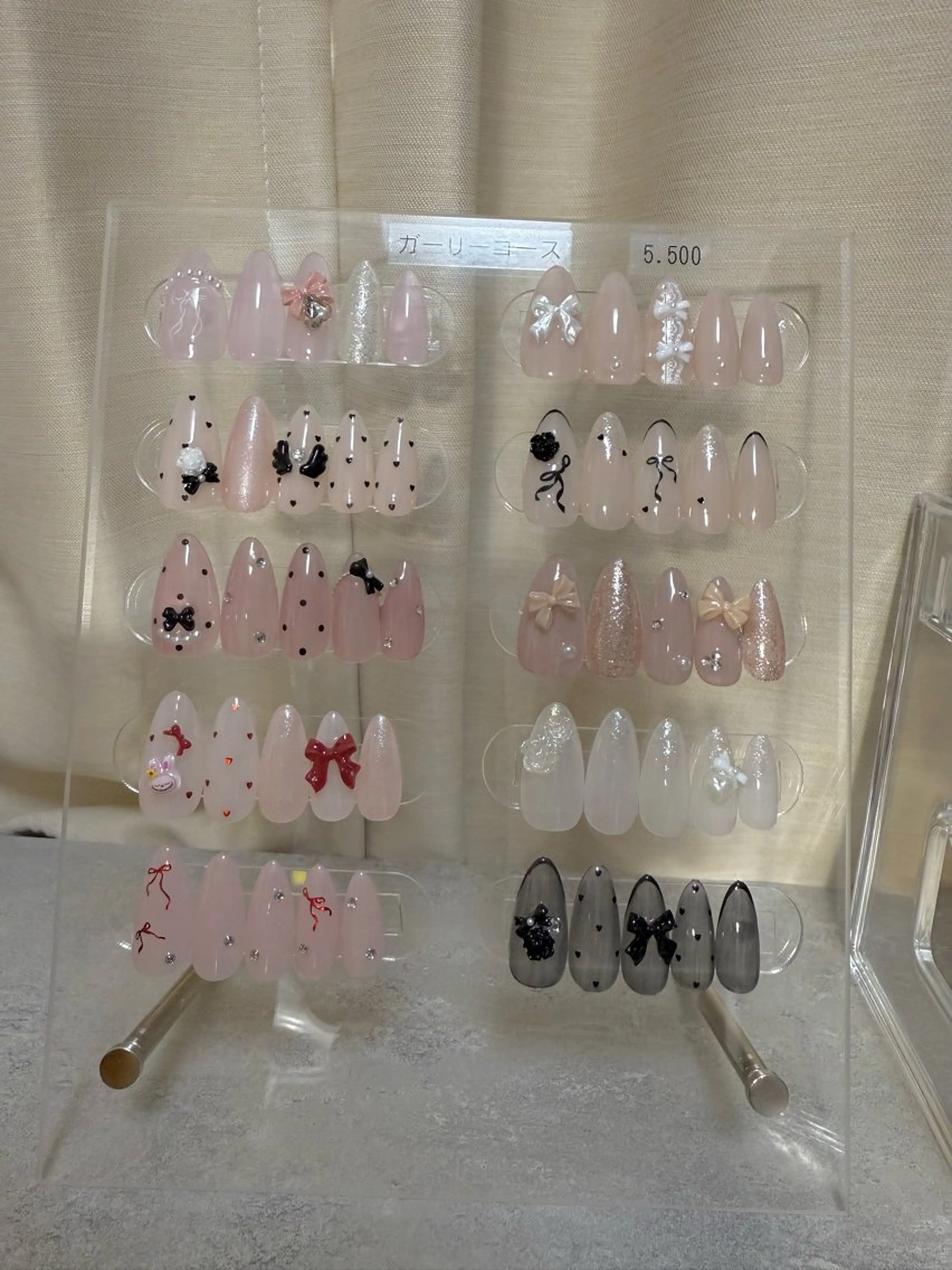 ○定額デザイン　ガーリーコース🐰🎀の写真