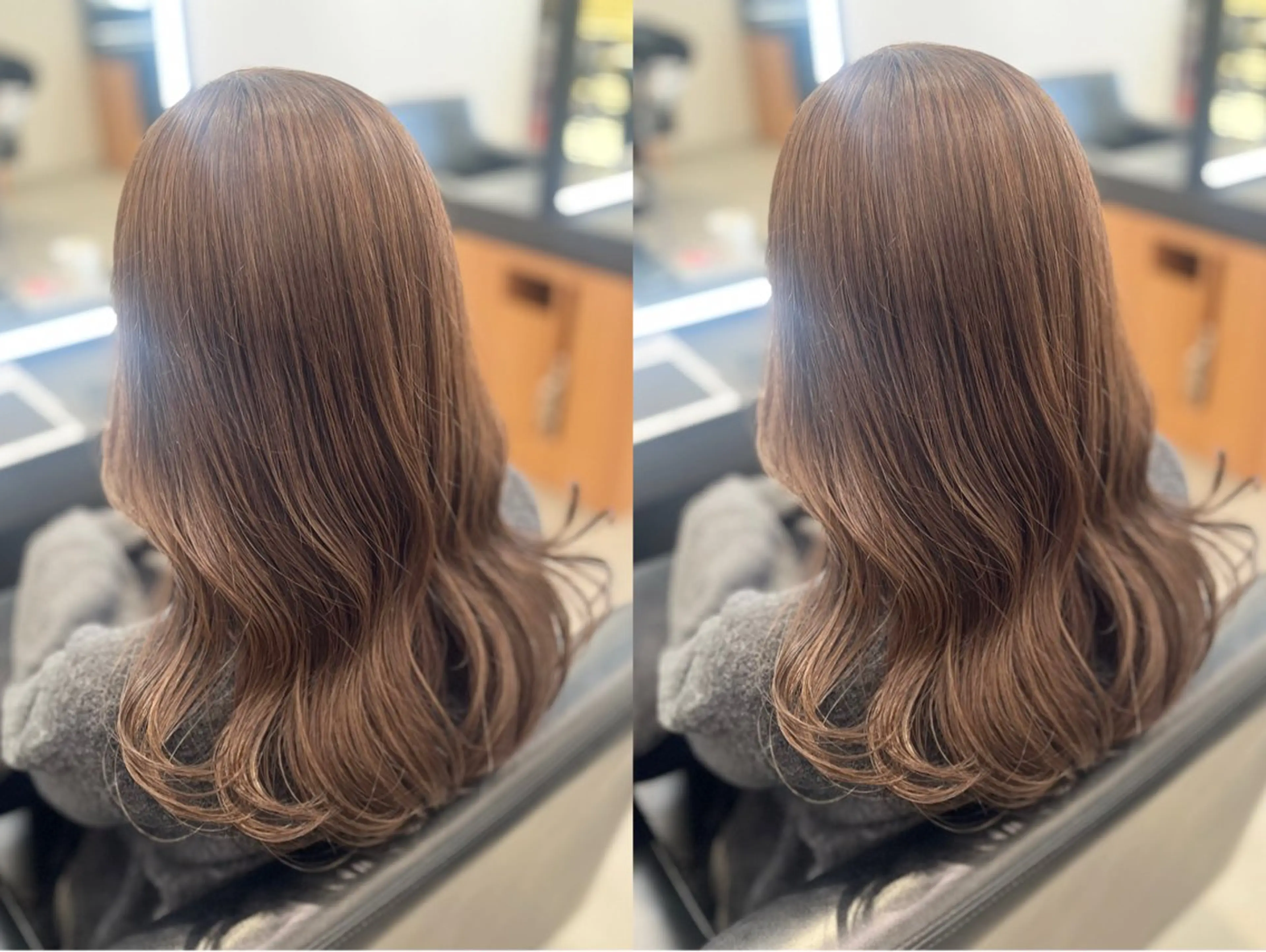 セミロング 髪質改善・水素カラー ARIA（ému）のヘアスタイル