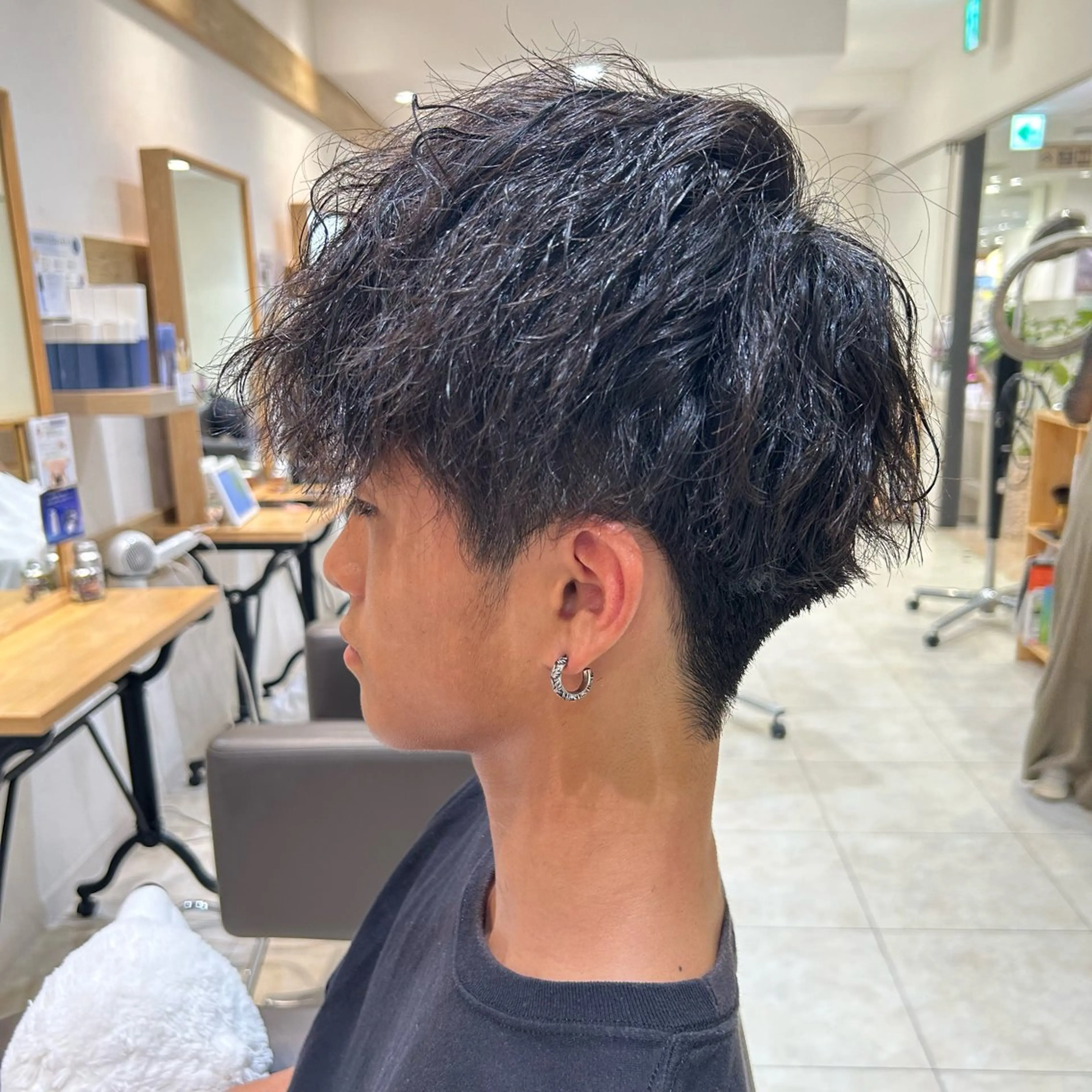 パーマ メンズ メンズパーマ ツイストスパイラルパーマ スパイラルパーマ Nonoka 当日予約歓迎のヘアスタイル