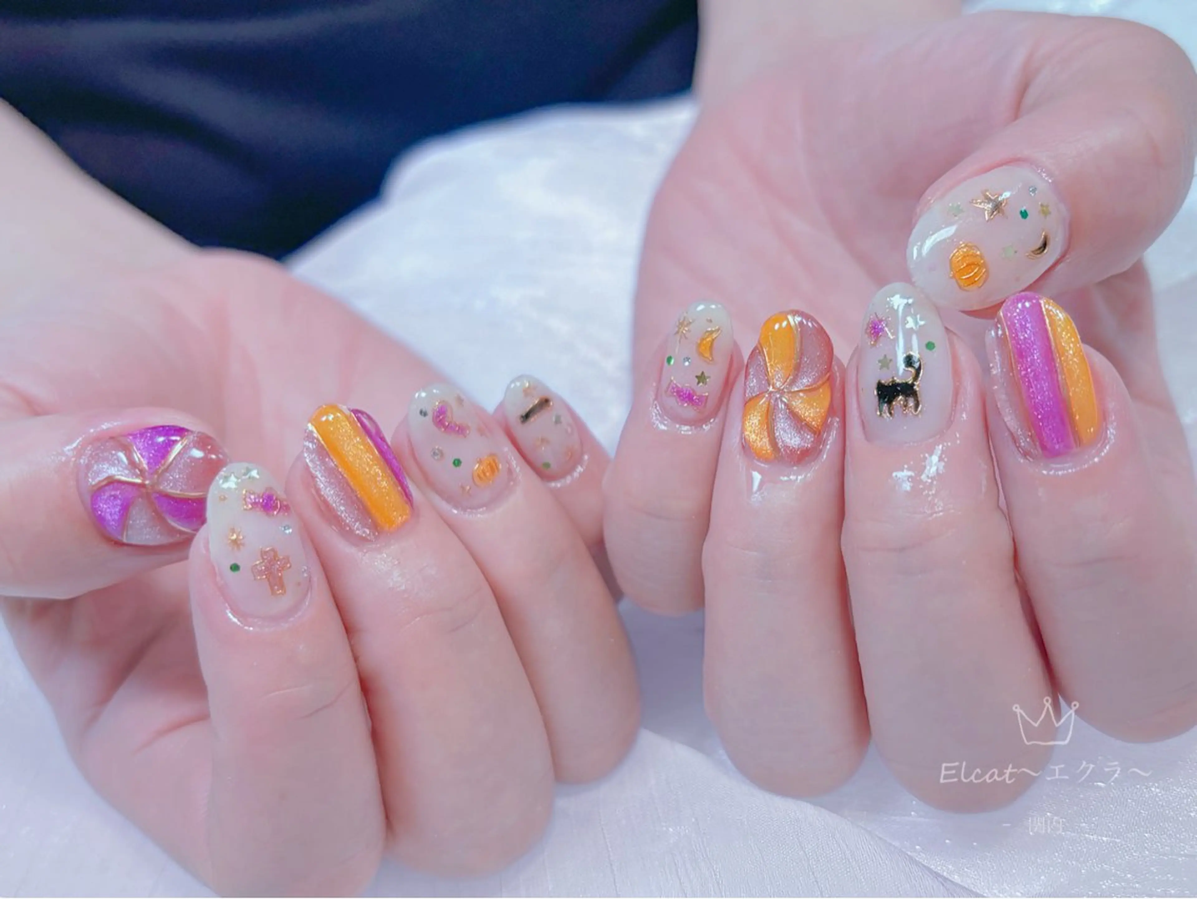 ネイル ネイルサロンエクラ 🫧Shizukaのネイルデザイン