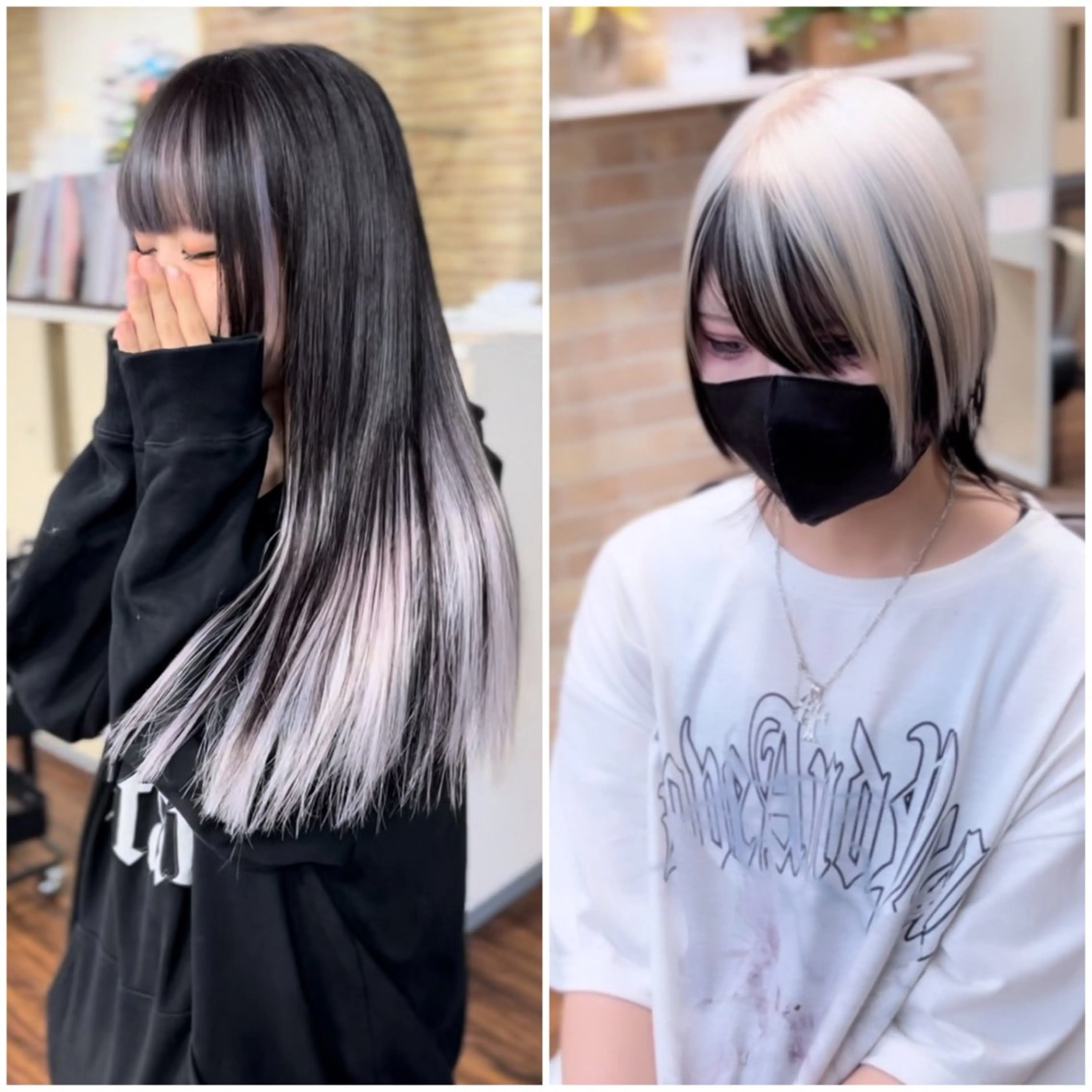 【推し活・派手髪】インナーブリーチ・アンブレラブリーチ+うる艶カラー＋髪質改善TRの写真