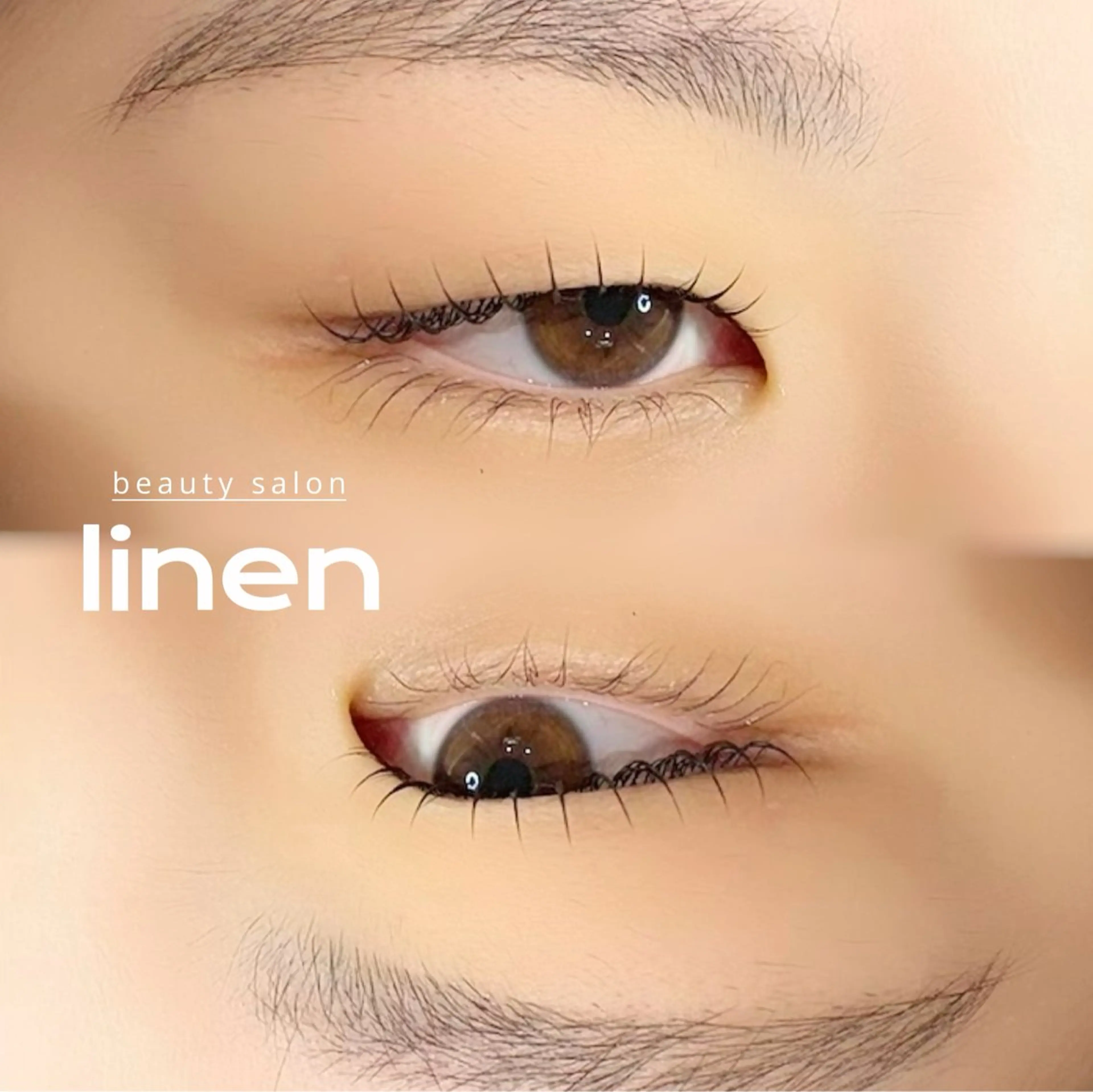 マツエク・マツパ 一重×まつ毛パーマ マツパ ビューティーサロンりねん所属・りねん kanのマツエク・マツパデザイン