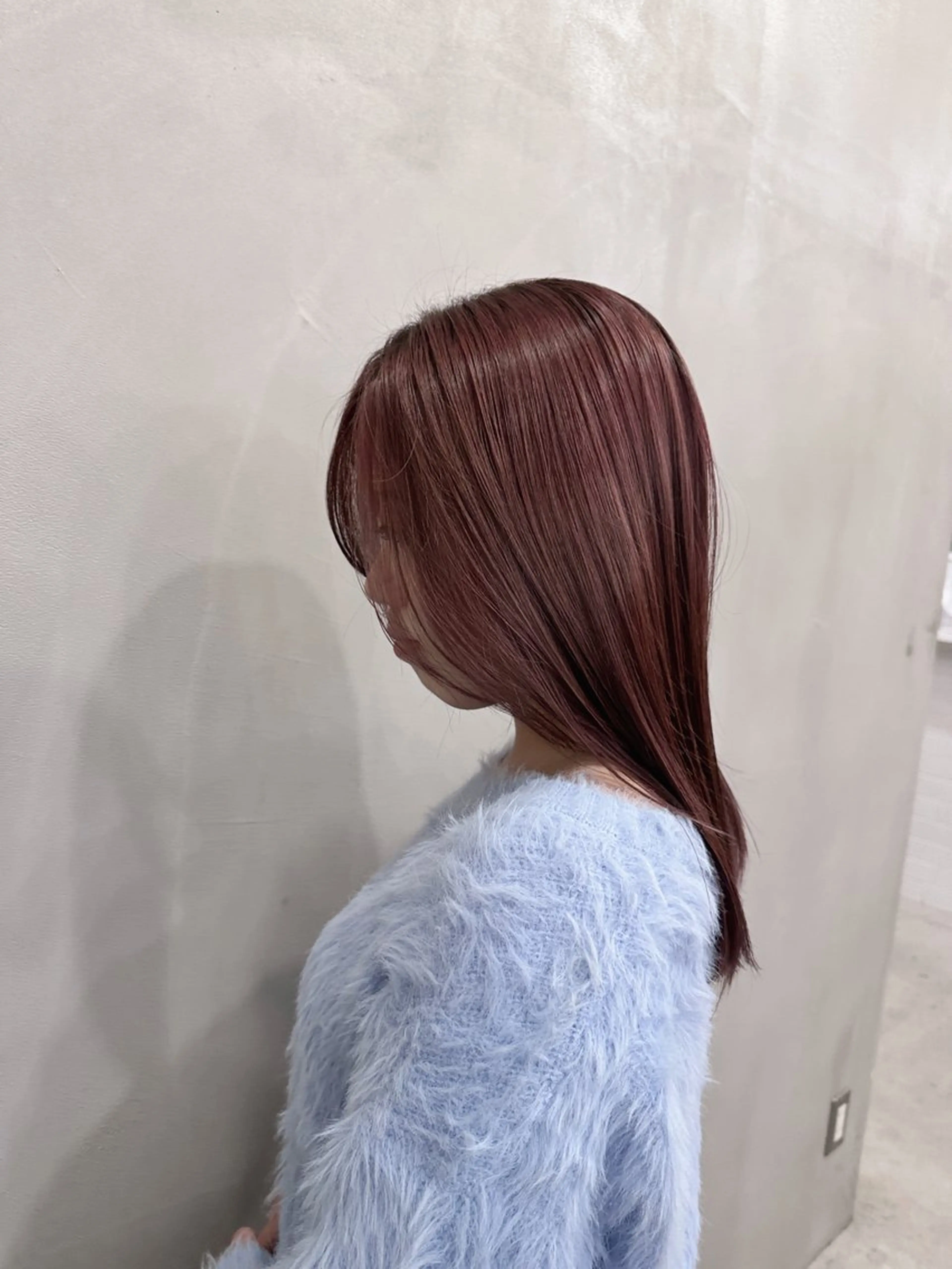 セミロング カラー ヘアカラー トリートメント 【SIUN】健太郎 髪質改善/透明感のヘアスタイル