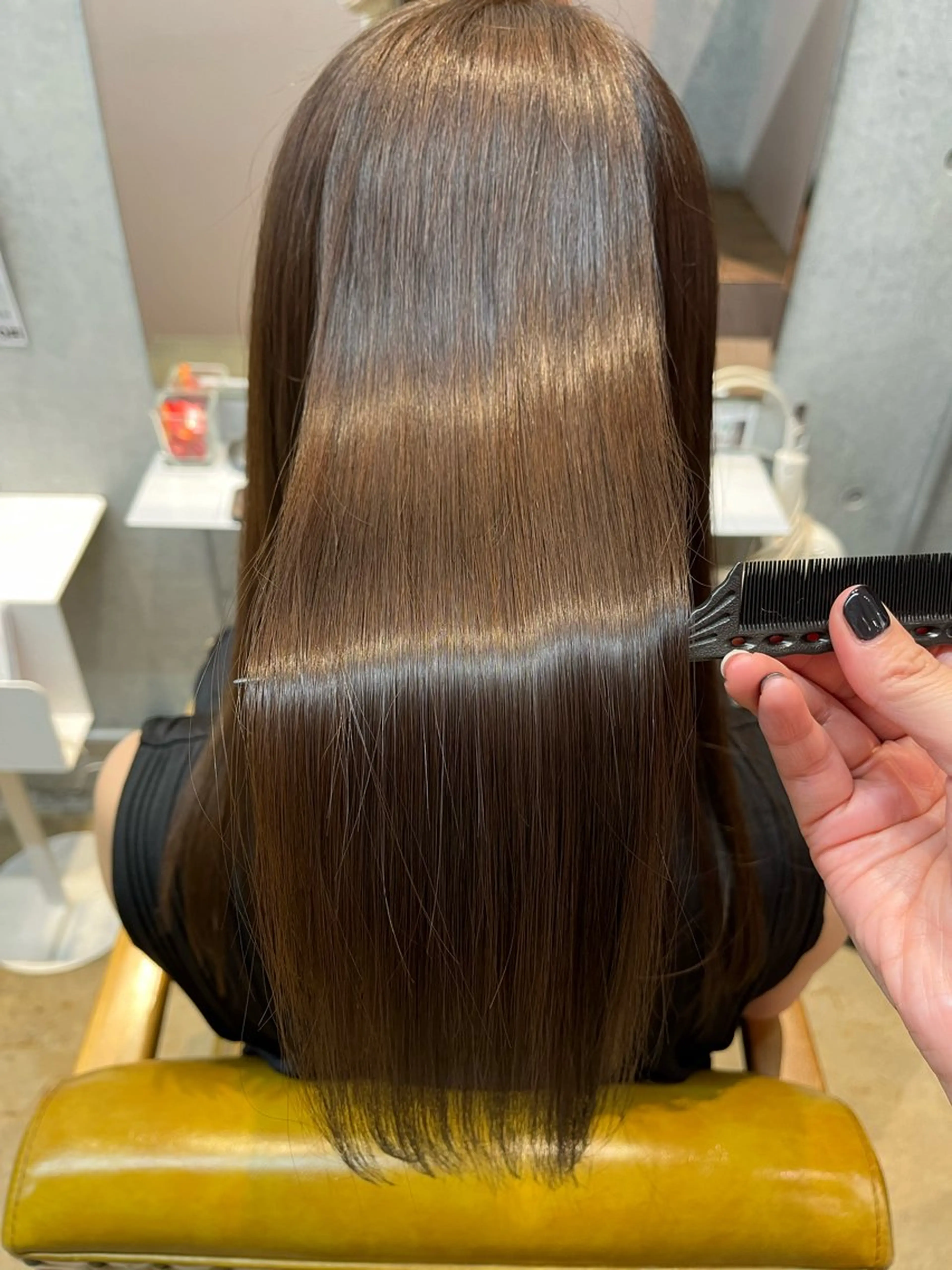 ロング カラー ︎︎☁ティセラ︎︎☁ カット+カラー🩵のヘアスタイル