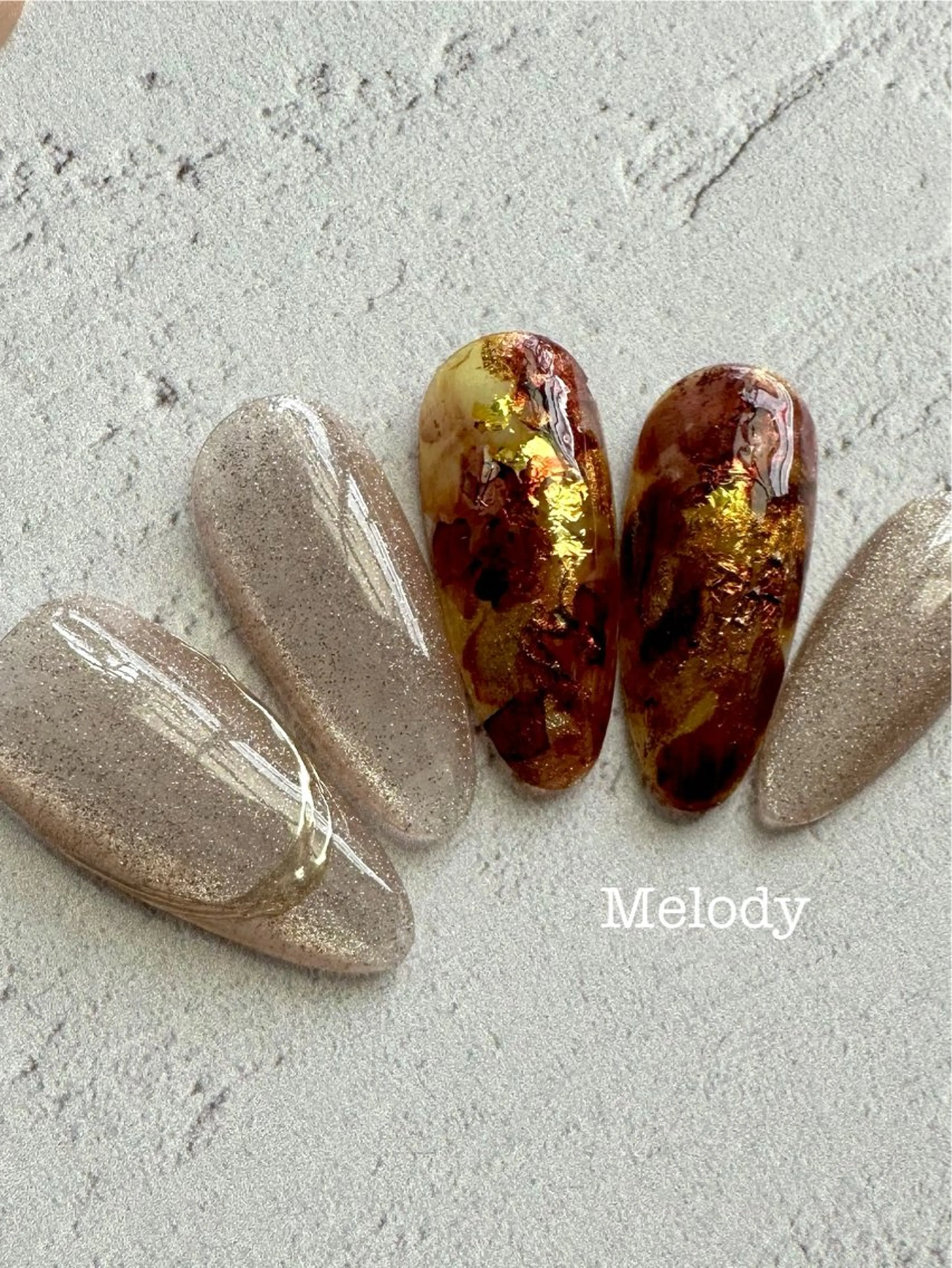 ネイル べっ甲ネイル Yuki Takahamaのネイルデザイン