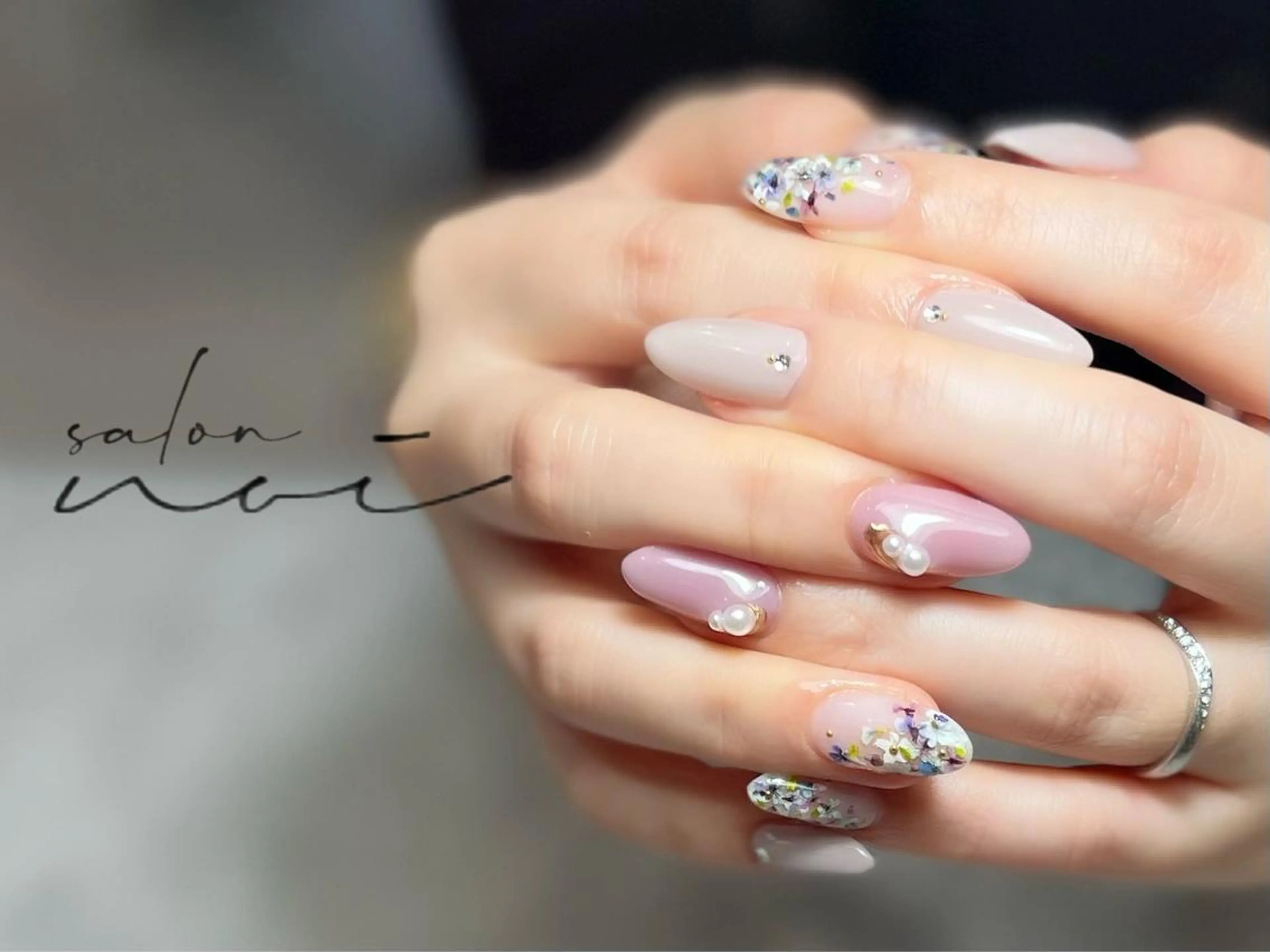 ネイル 春ネイル ハンドネイル salon noi所属・salon noiのネイルデザイン