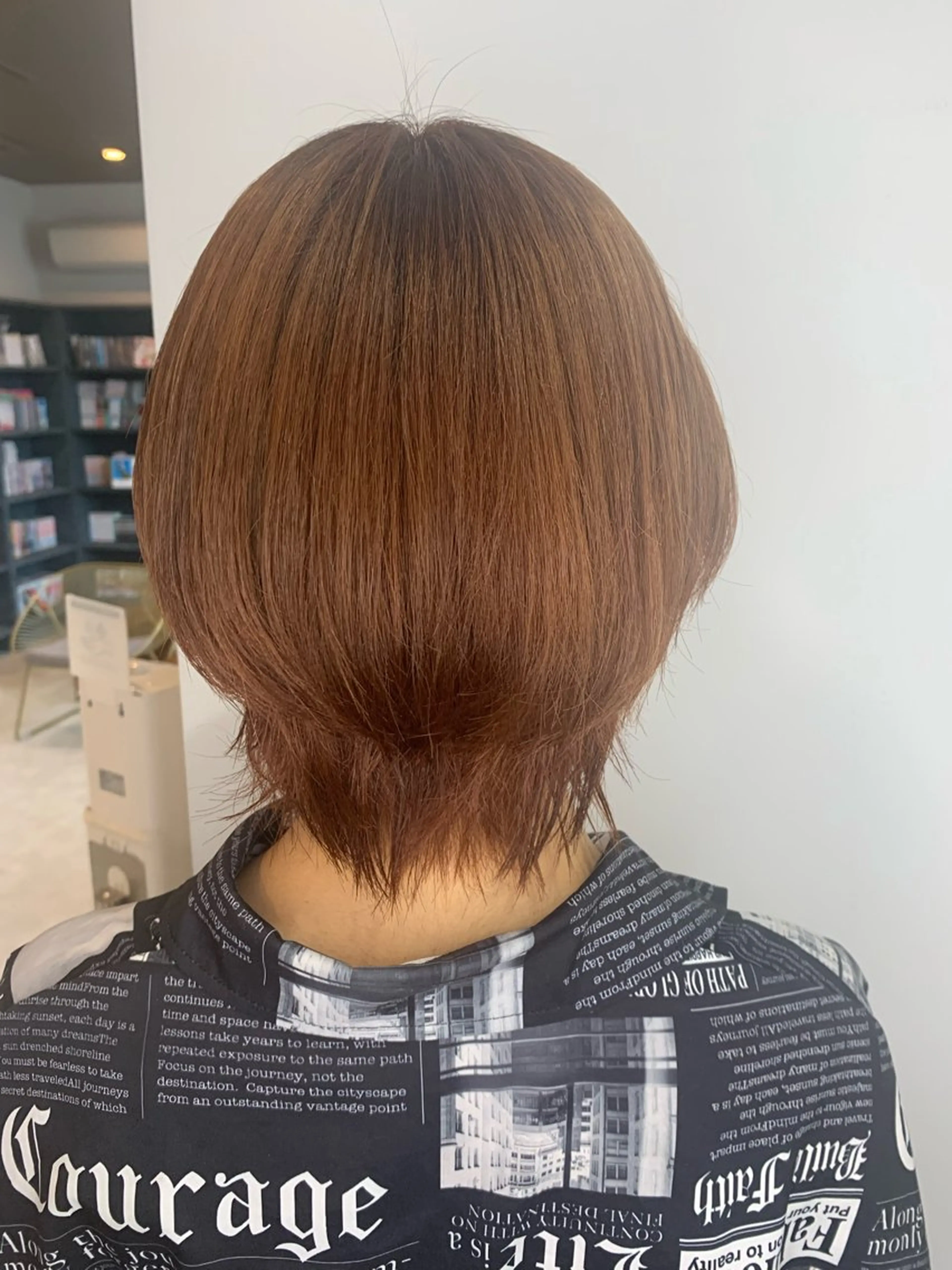 ショート カラー ブラウンカラー オレンジ オレンジブラウン ラッシュラッシュ ラスパ西大和店所属・ラスパ西大和 SUZUNAのマツエク・マツパデザイン