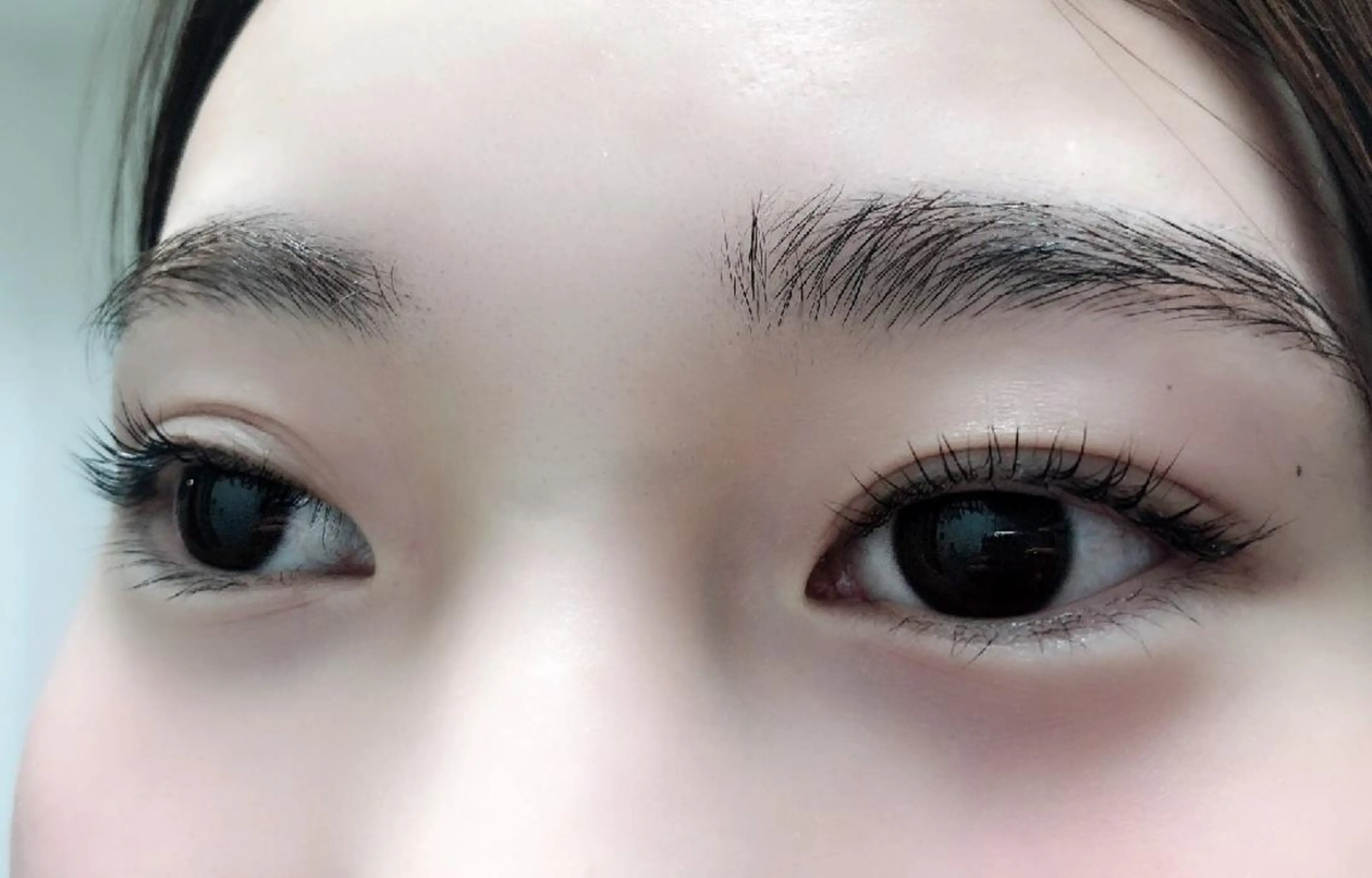 マツエク・マツパ 付け放題 フラットラッシュ 下まつげエクステ 一重×まつ毛パーマ ボリュームラッシュ 吉岡 ゆうなのマツエク・マツパデザイン