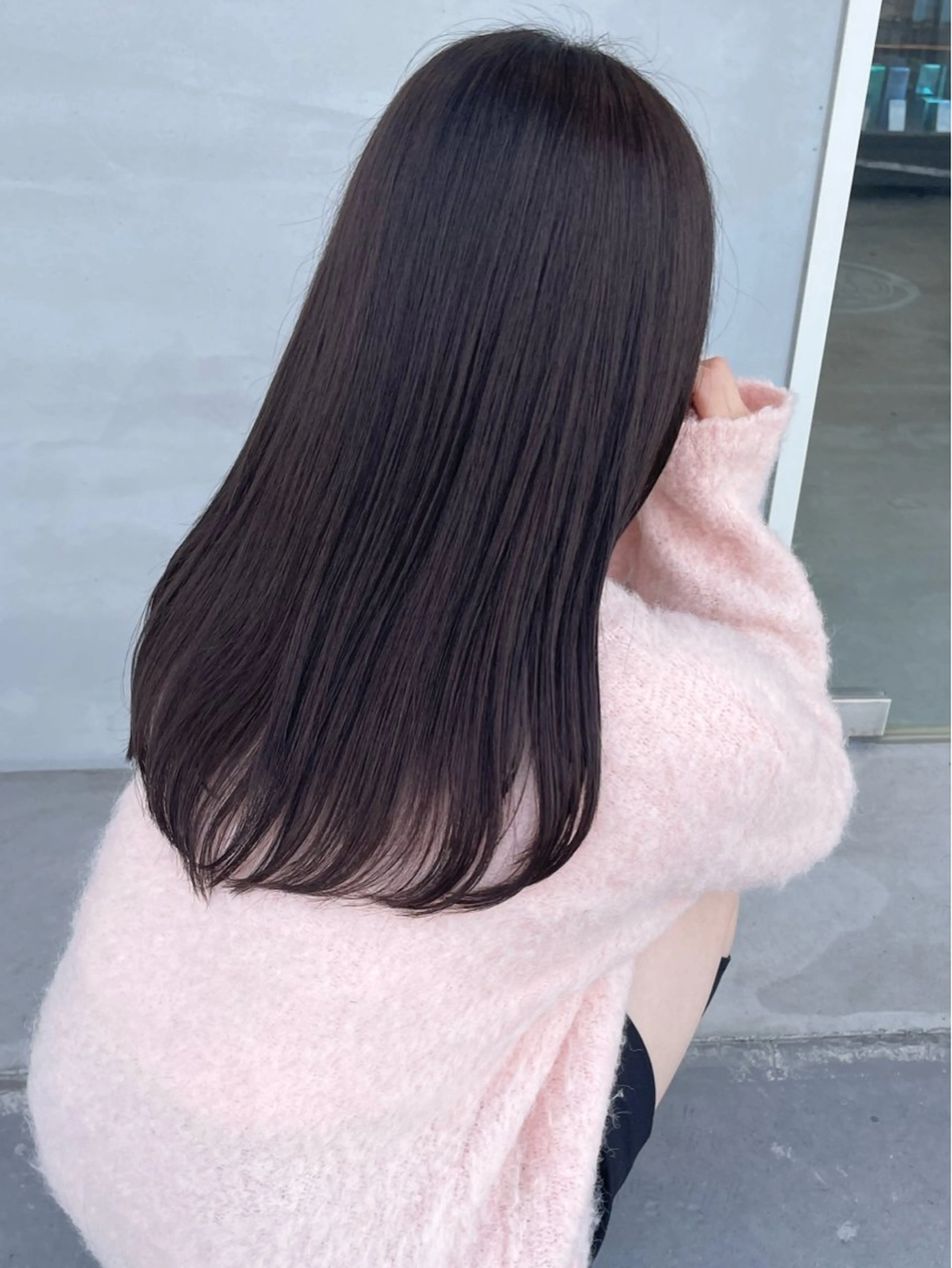 ロング カラー ベージュカラー ブリーチ ショコラグレージュ ダブルカラー グレージュ ヘアカラー トリートメント Tim【ティム】所属・ヘアセット大募集 ˗ˋˏairiˎˊ˗のヘアスタイル