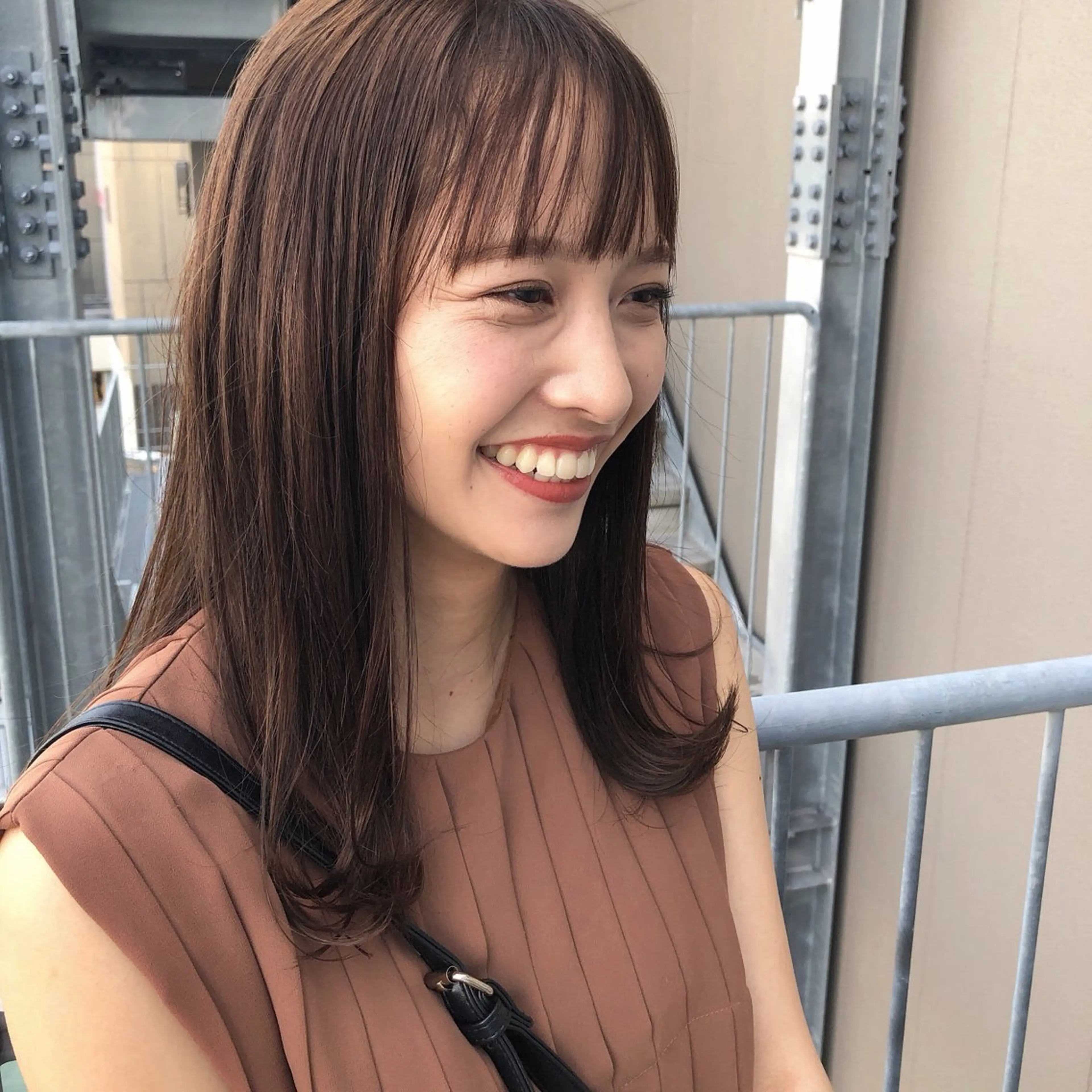 ミディアム カラー ヘアカラー 坂本 圭太朗のヘアスタイル