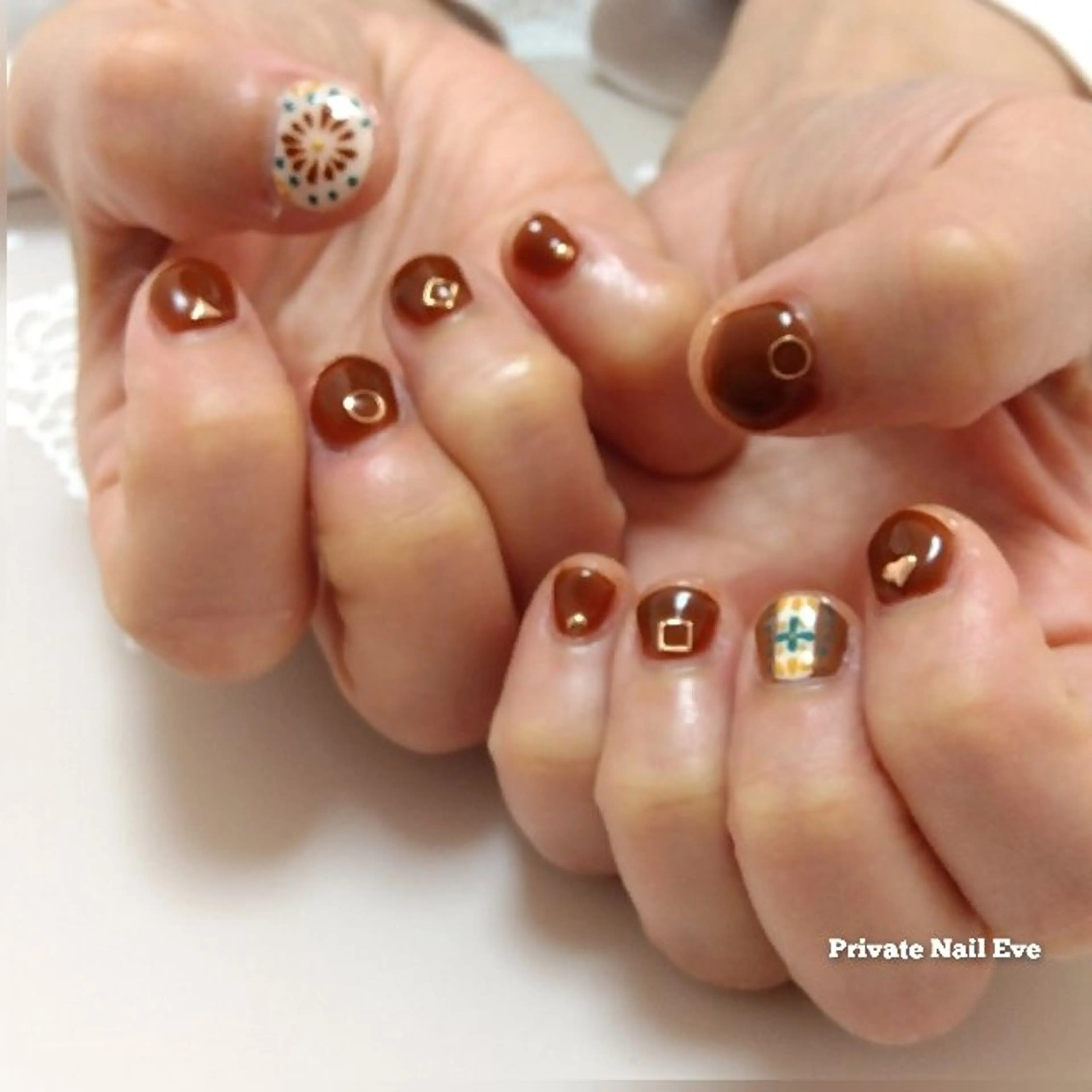 ネイル 持ち込み ハンドネイル ネイル junkoのネイルデザイン