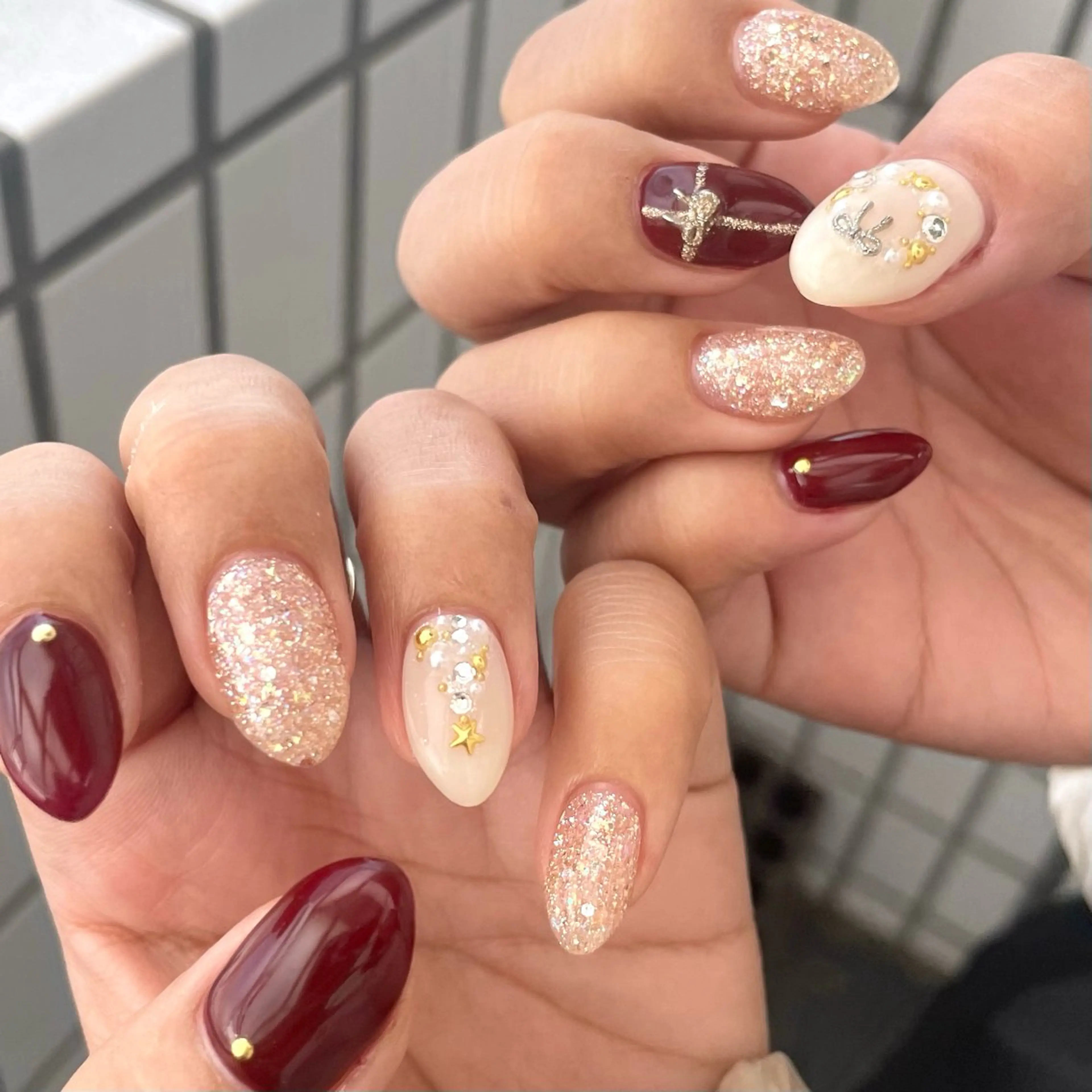 ネイル ハンドネイル Nail ヌシん家 AKANEのネイルデザイン