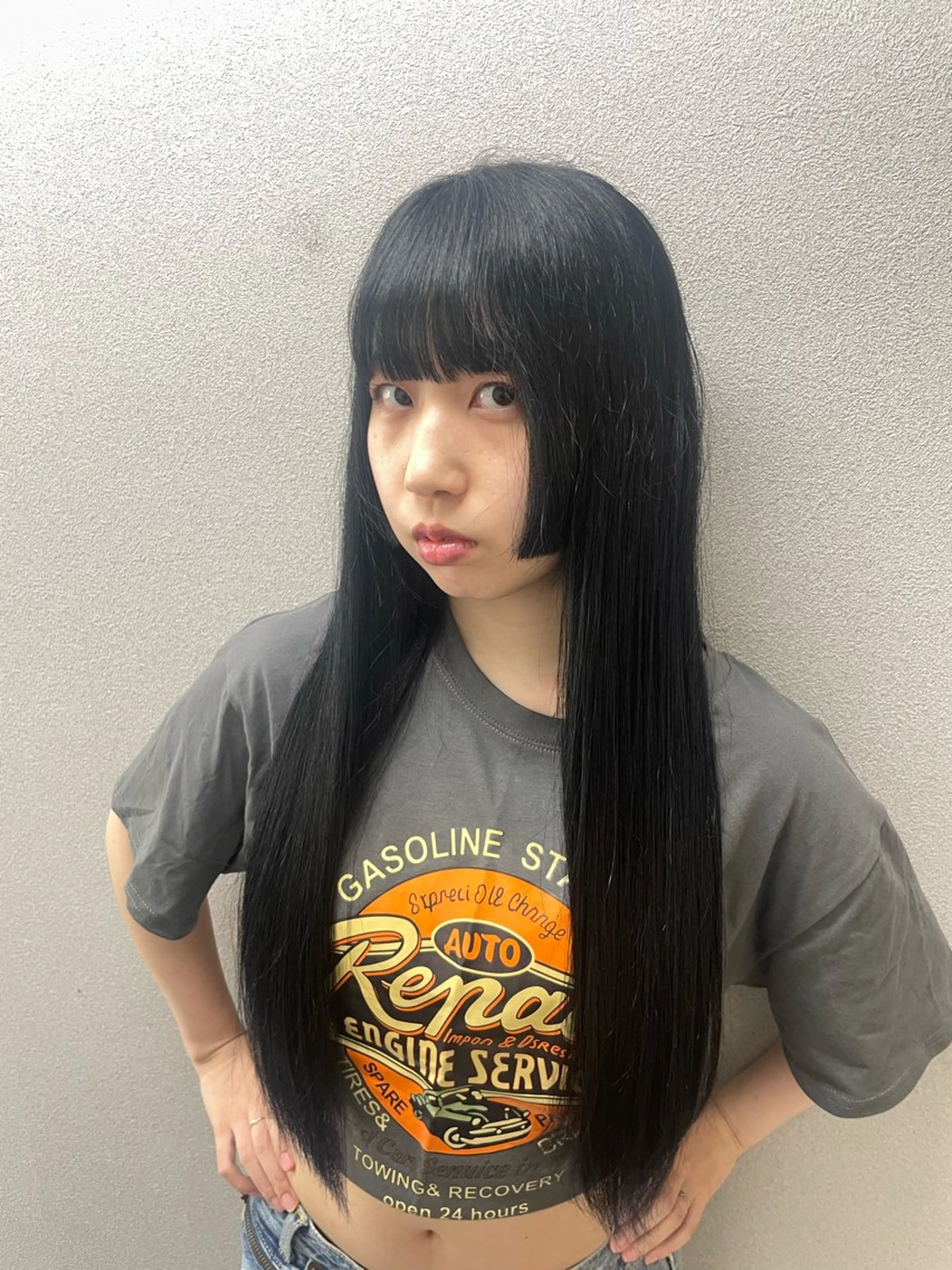 ロング トリートメント トリートメント ブレンバイドット所属・ニュアンスカラー/ 🫧レミ(坊主)のヘアスタイル