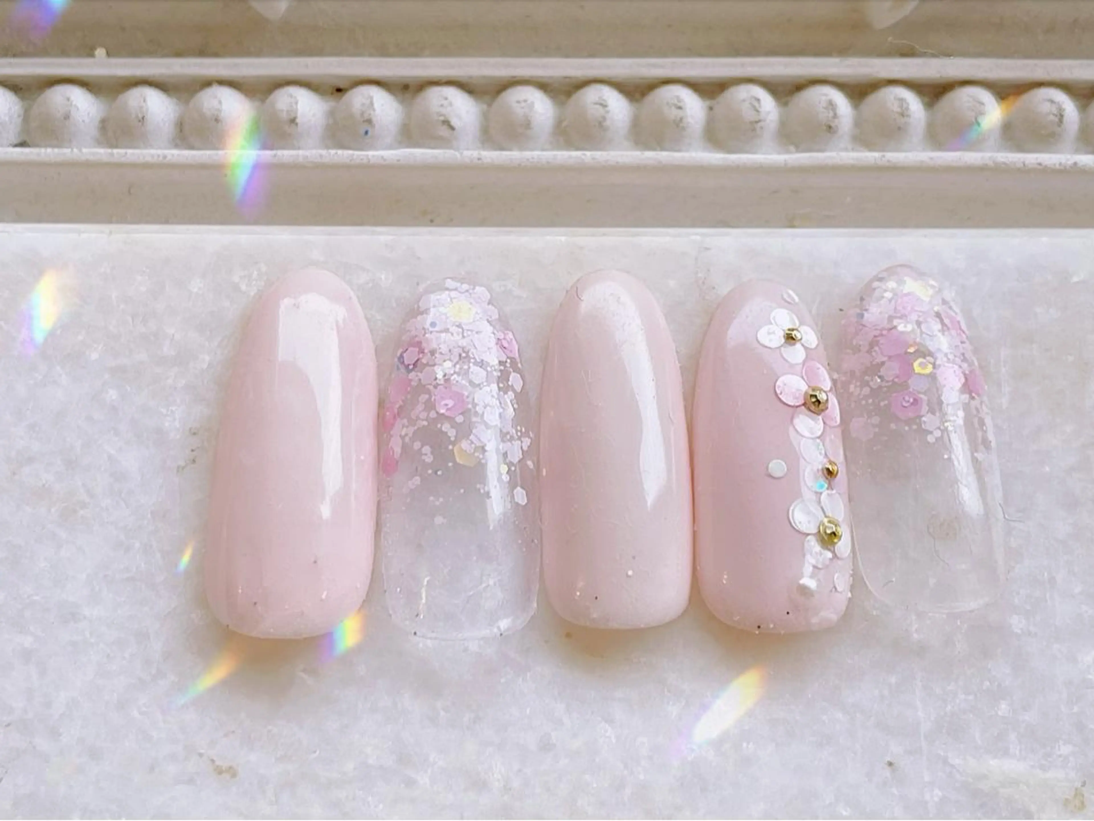 ネイル ジェルネイル パラジェル シンプルネイル ハンドネイル Satomi  のネイルデザイン