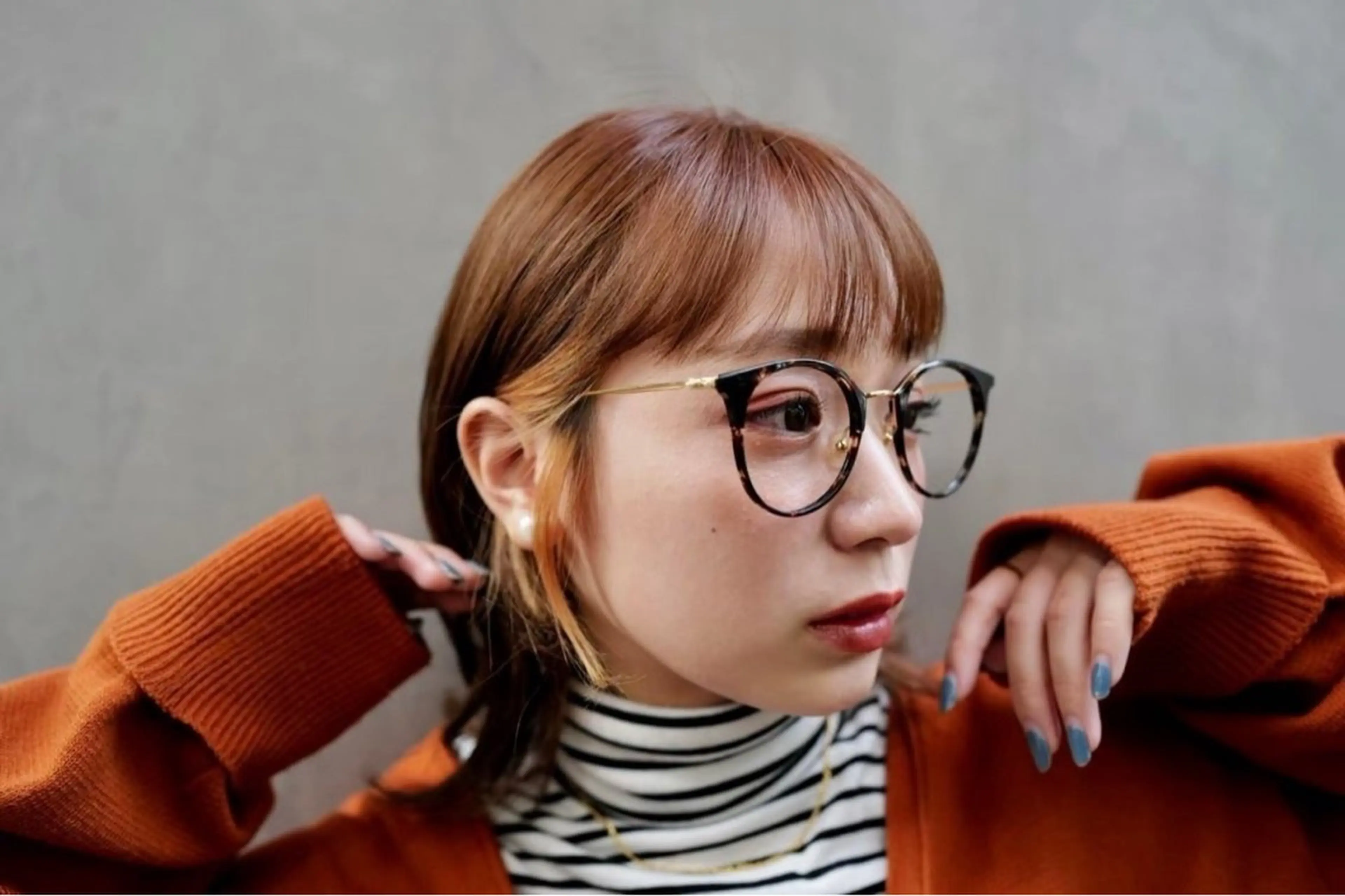 ミディアム 沖丸 凌太のヘアスタイル